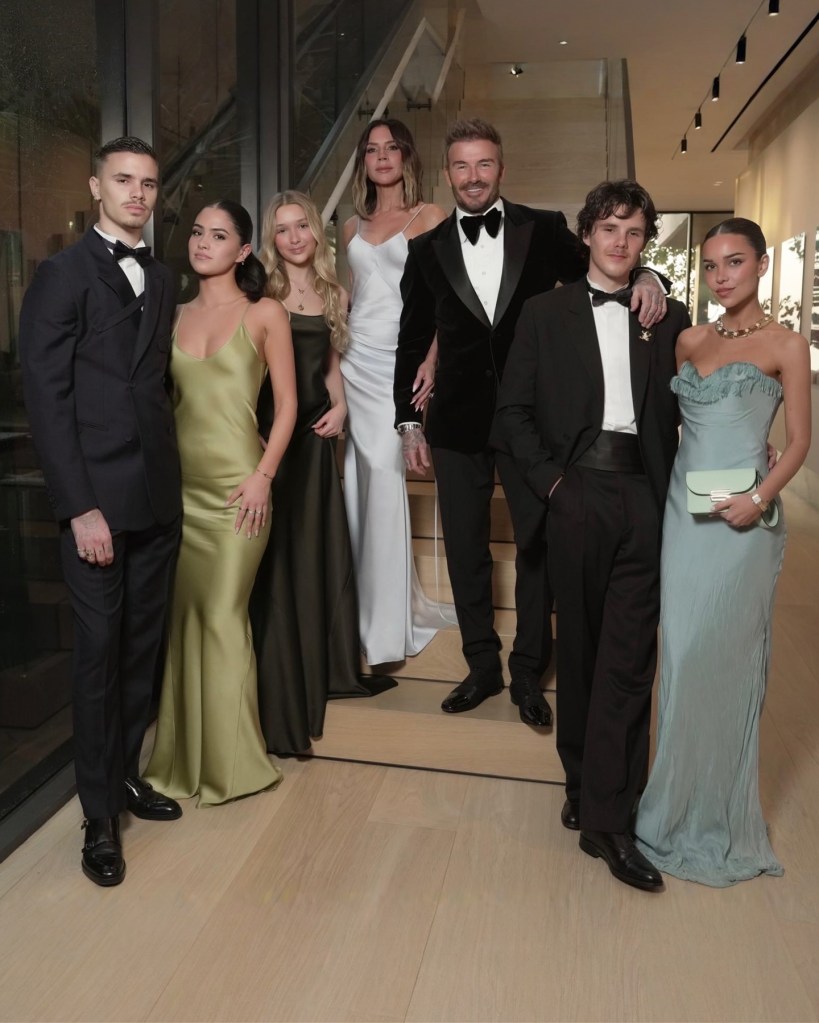David Beckham 50th birthday party in March. 