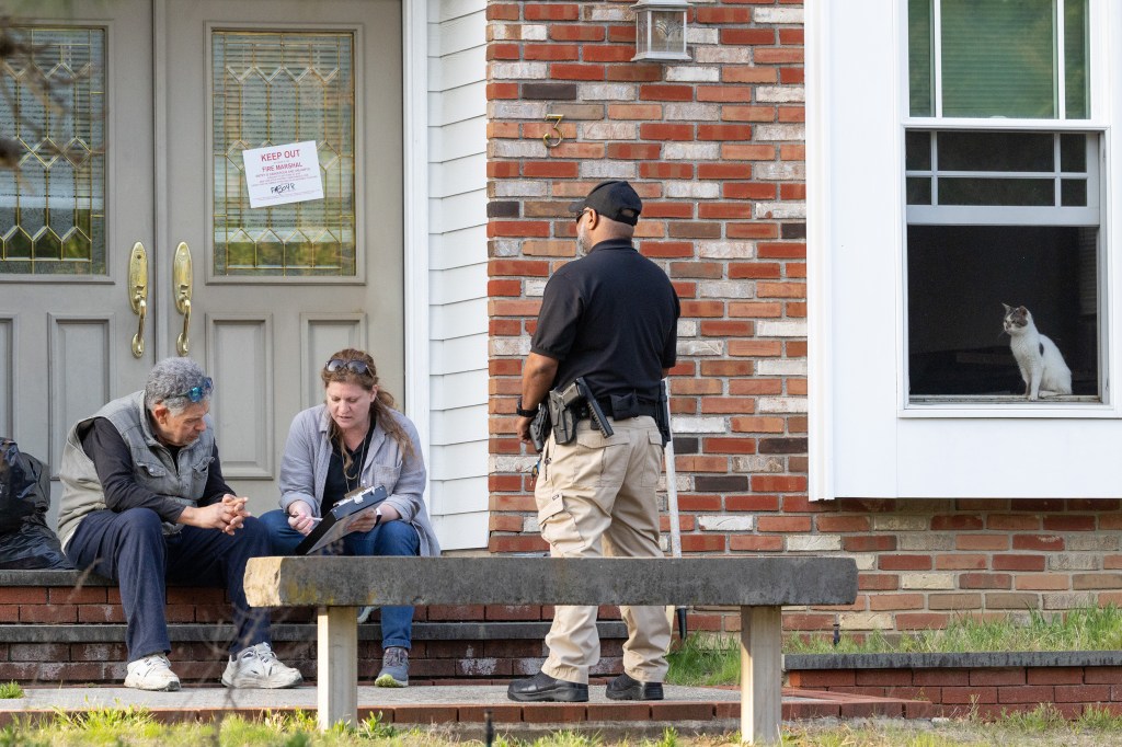 Officials said the house had high levels of ammonia. 