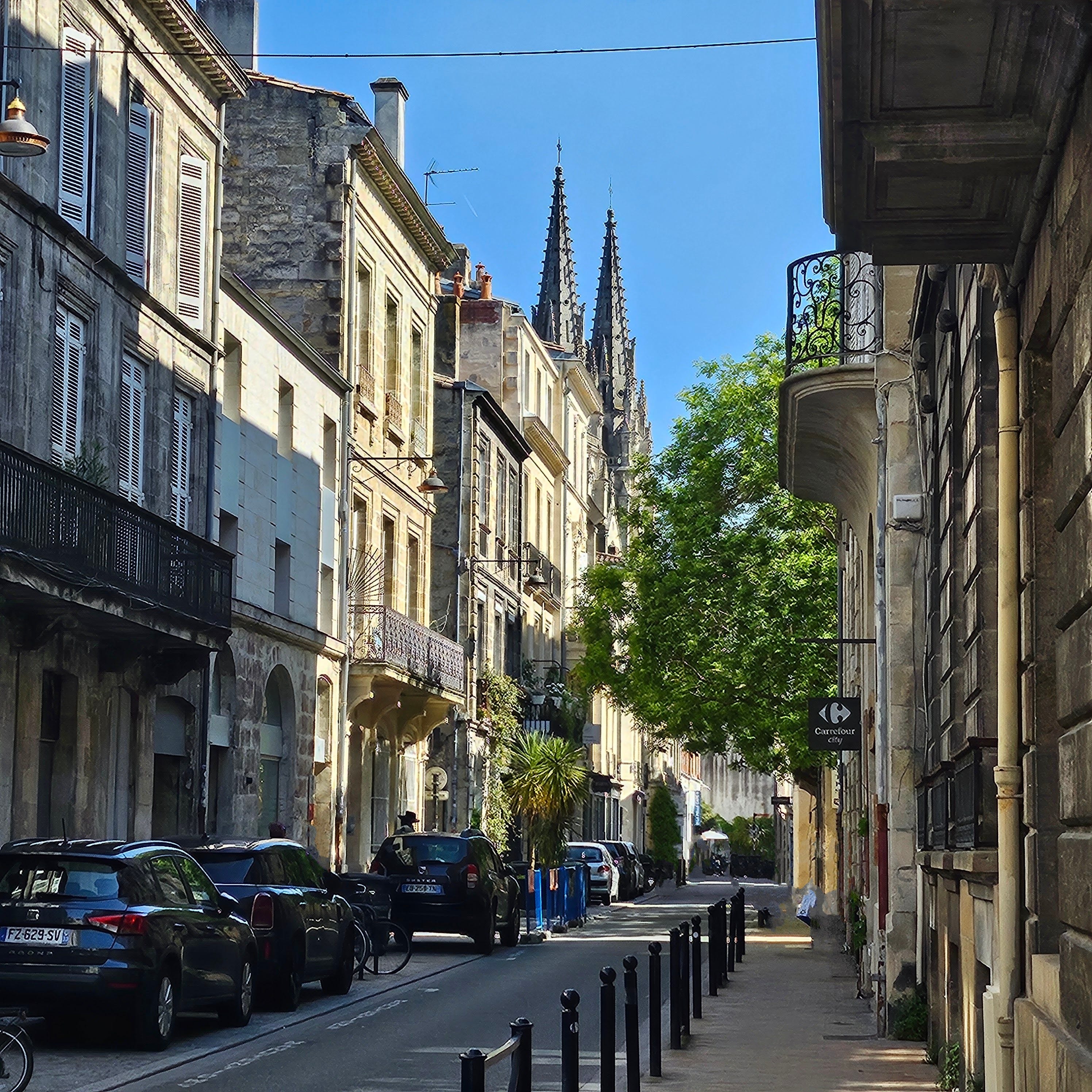 A street in Bordeaux, France.
