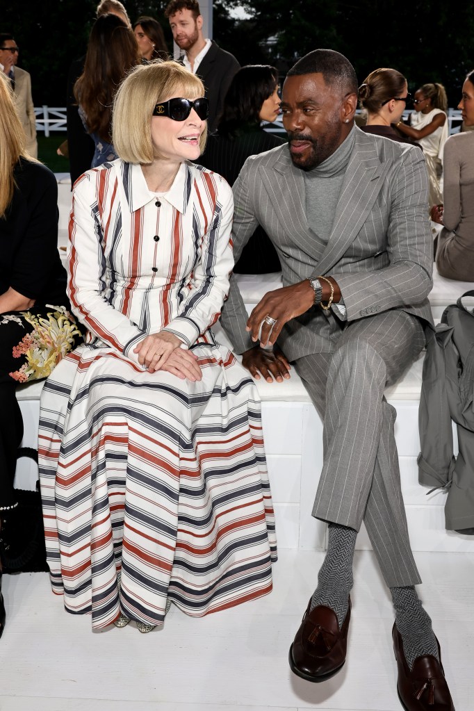 Anna Wintour and Colman Domingo at the Met Gala. 