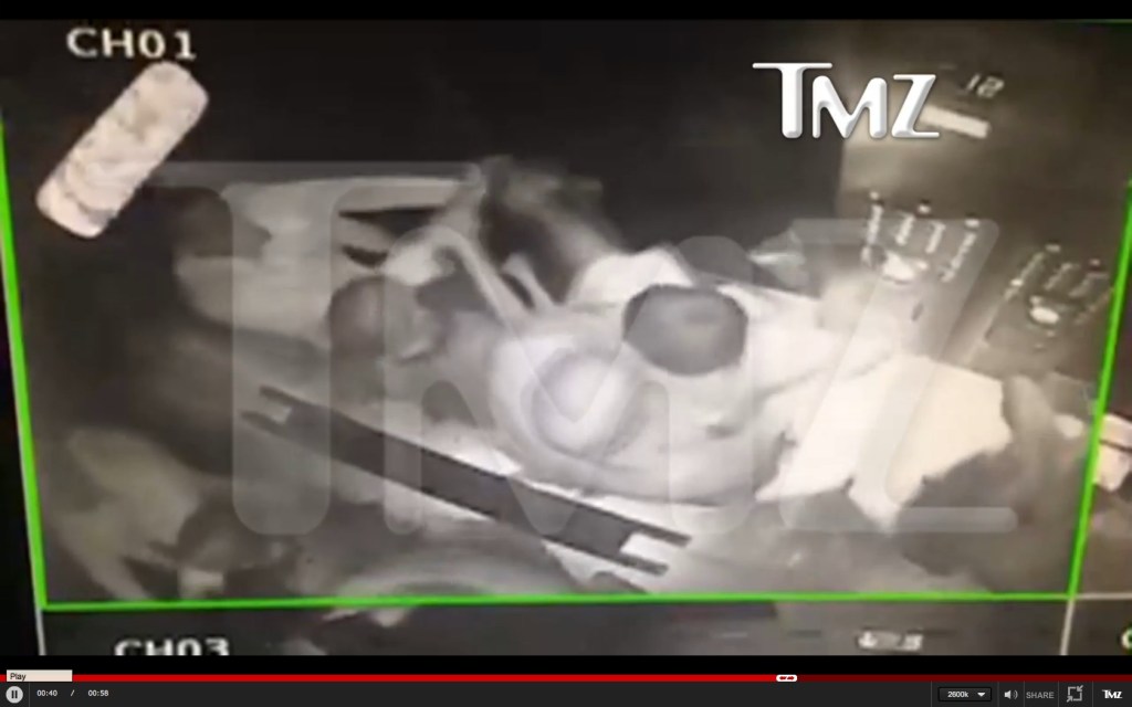 TMZ video footage of Met Gala elevator fight between Solange Knowles and Jay-Z. 
