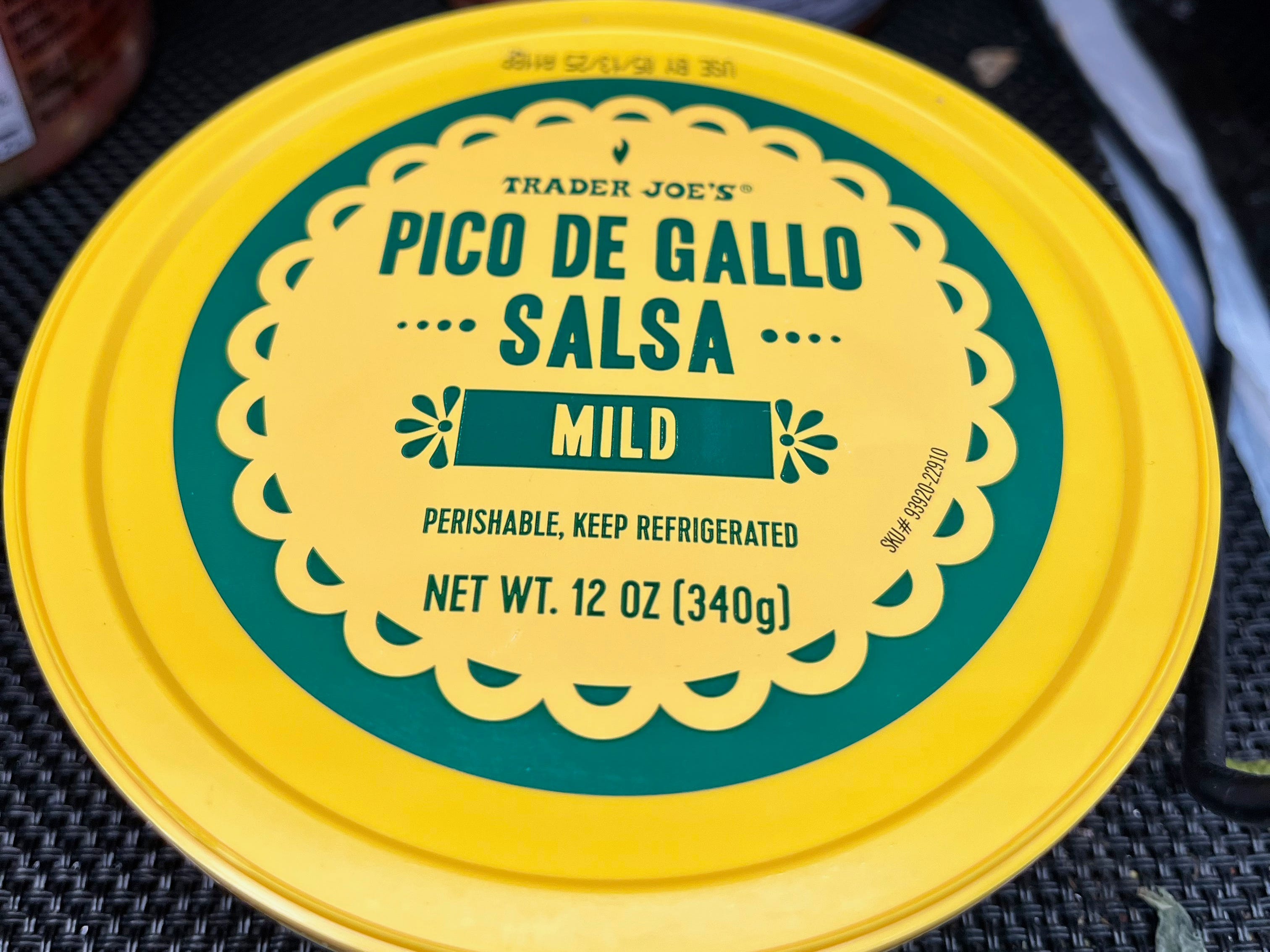 Trader Joe's mild pico de gallo salsa