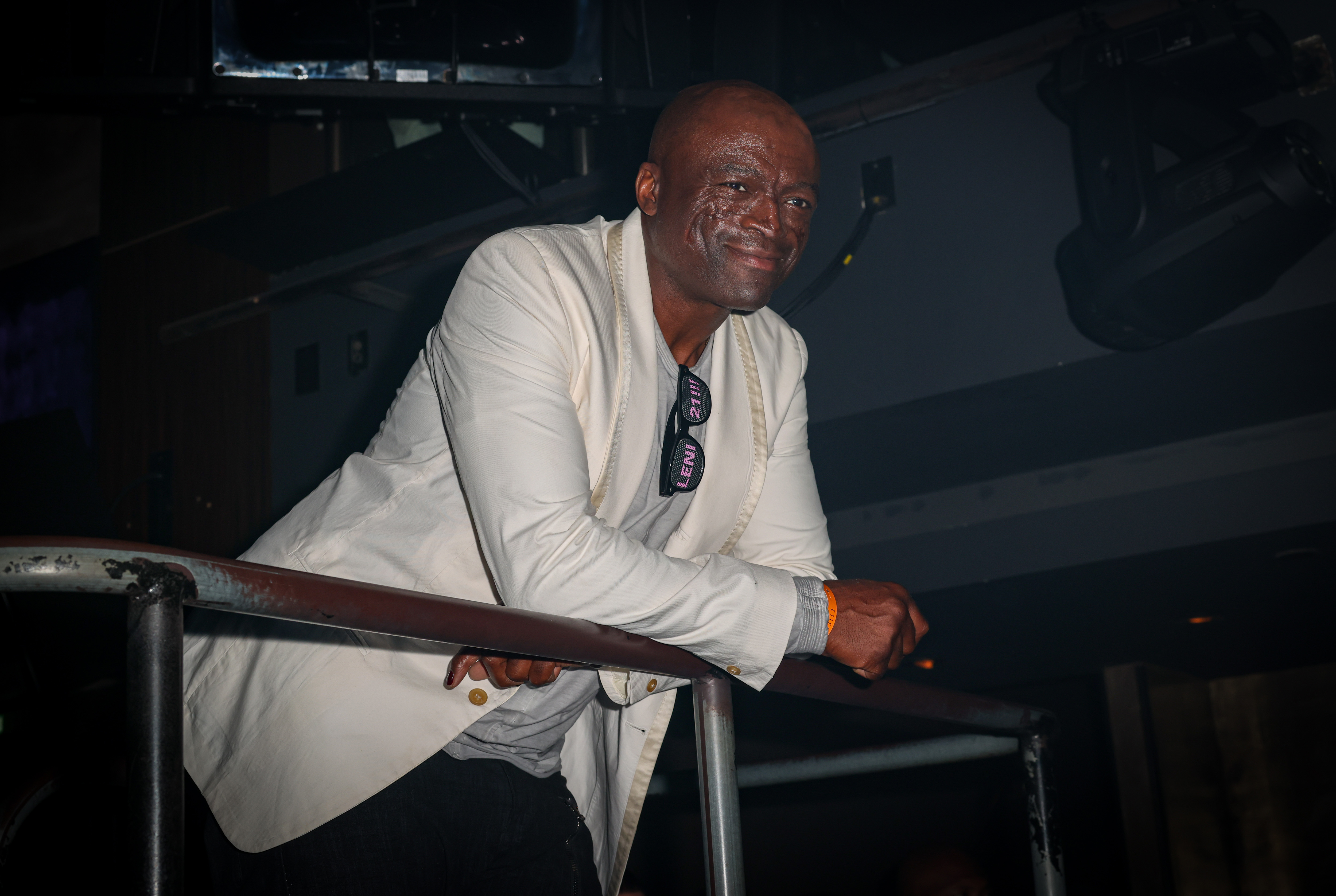 Seal at his daughter Leni's party