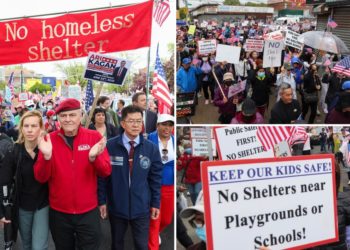 Locals protest incoming homeless shelter after alleged NYC bait-and-switch: ‘Community is outraged’