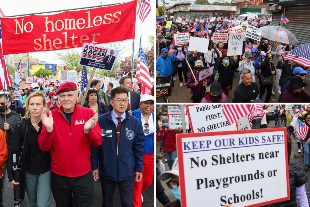 Locals protest incoming homeless shelter after alleged NYC bait-and-switch: ‘Community is outraged’