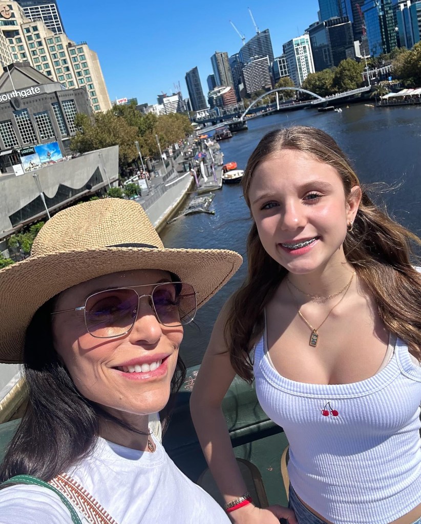Bethenny Frankel and daughter Bryn Hoppy