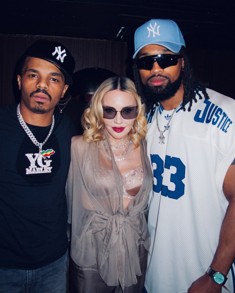 YG Marley, Madonna and Akeem Morris