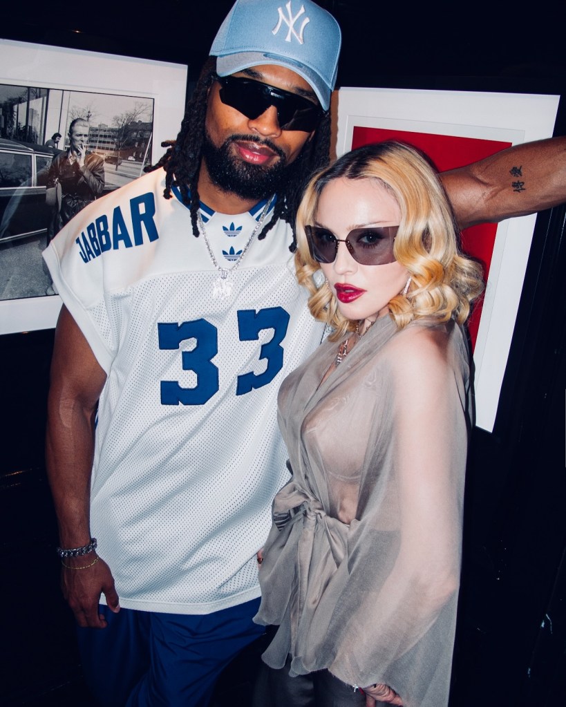 Madonna and Akeem Morris
