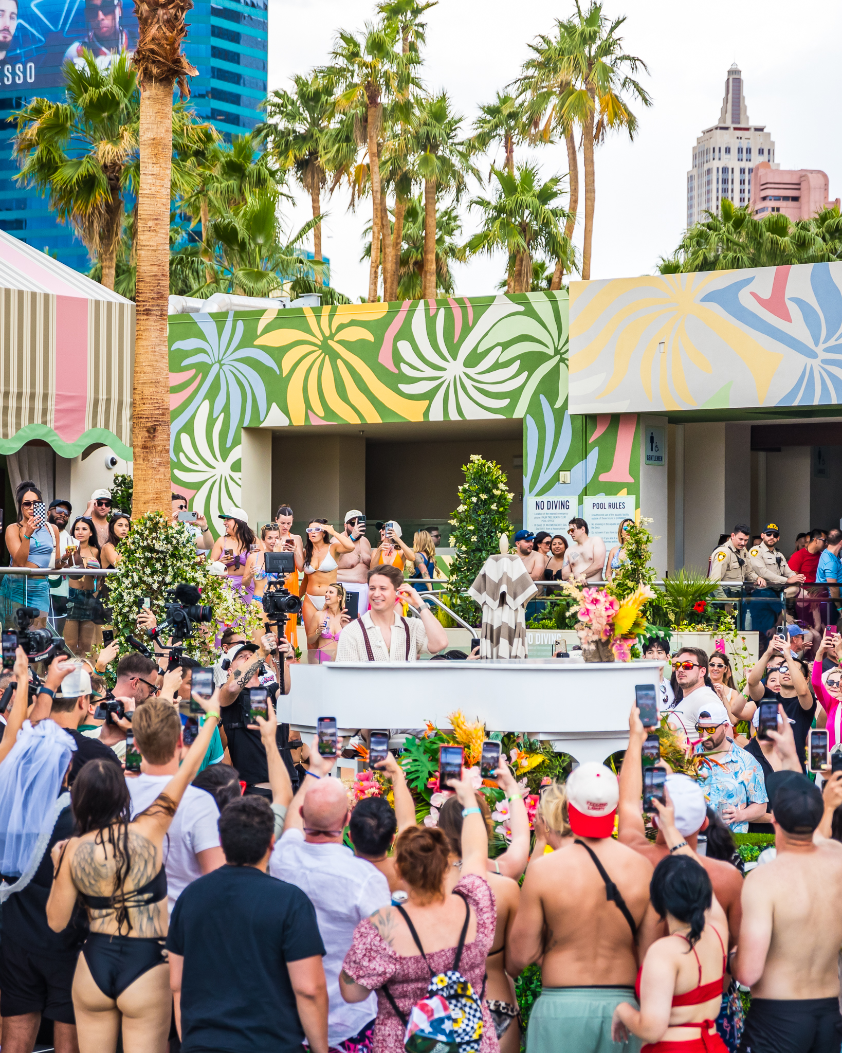 Kygo performs the opening of Palm Tree Beach Club at MGM Grand on May 03, 2025 in Las Vegas, Nevada. 
