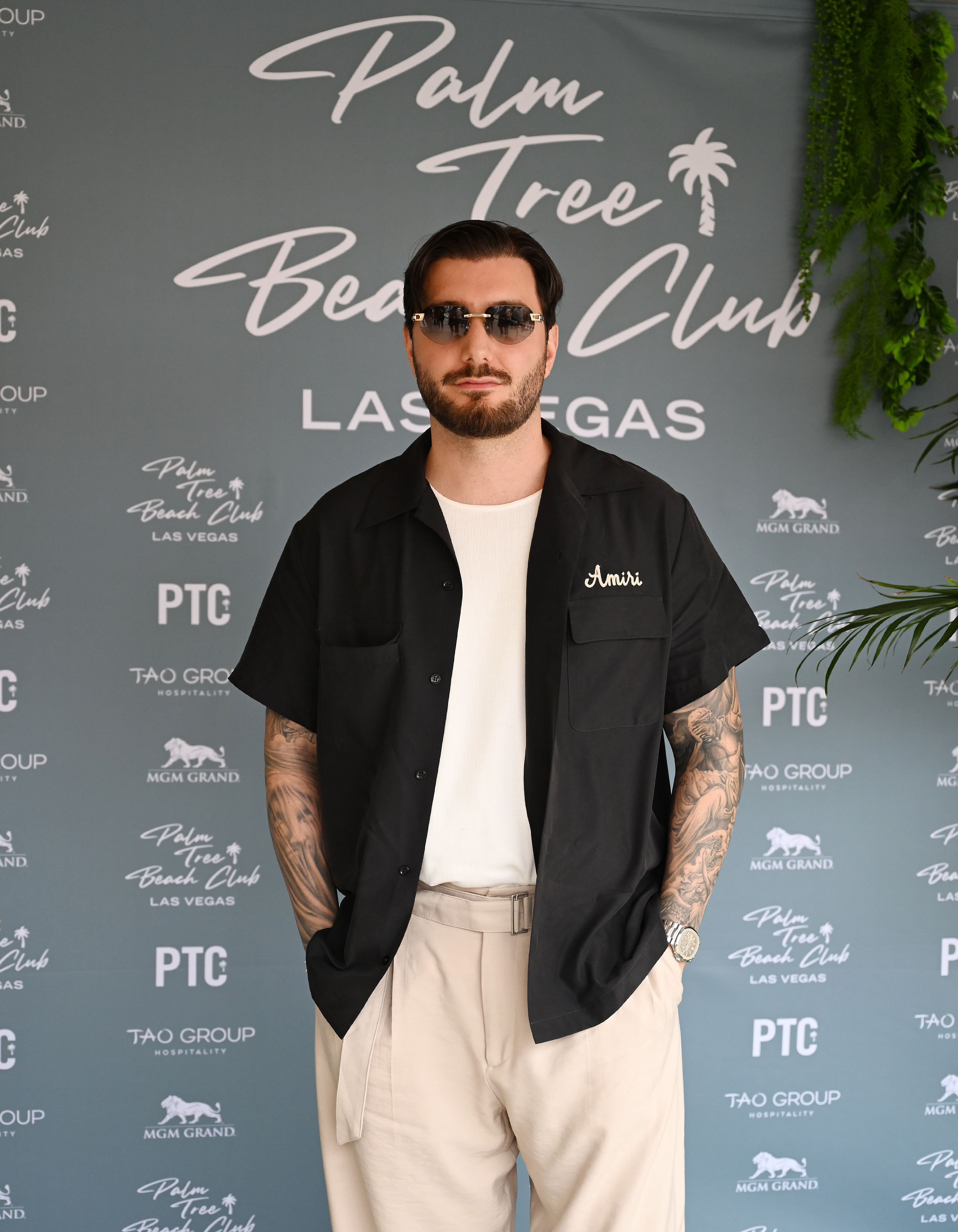Alesso attends the opening of Palm Tree Beach Club at MGM Grand on May 03, 2025 in Las Vegas, Nevada. 