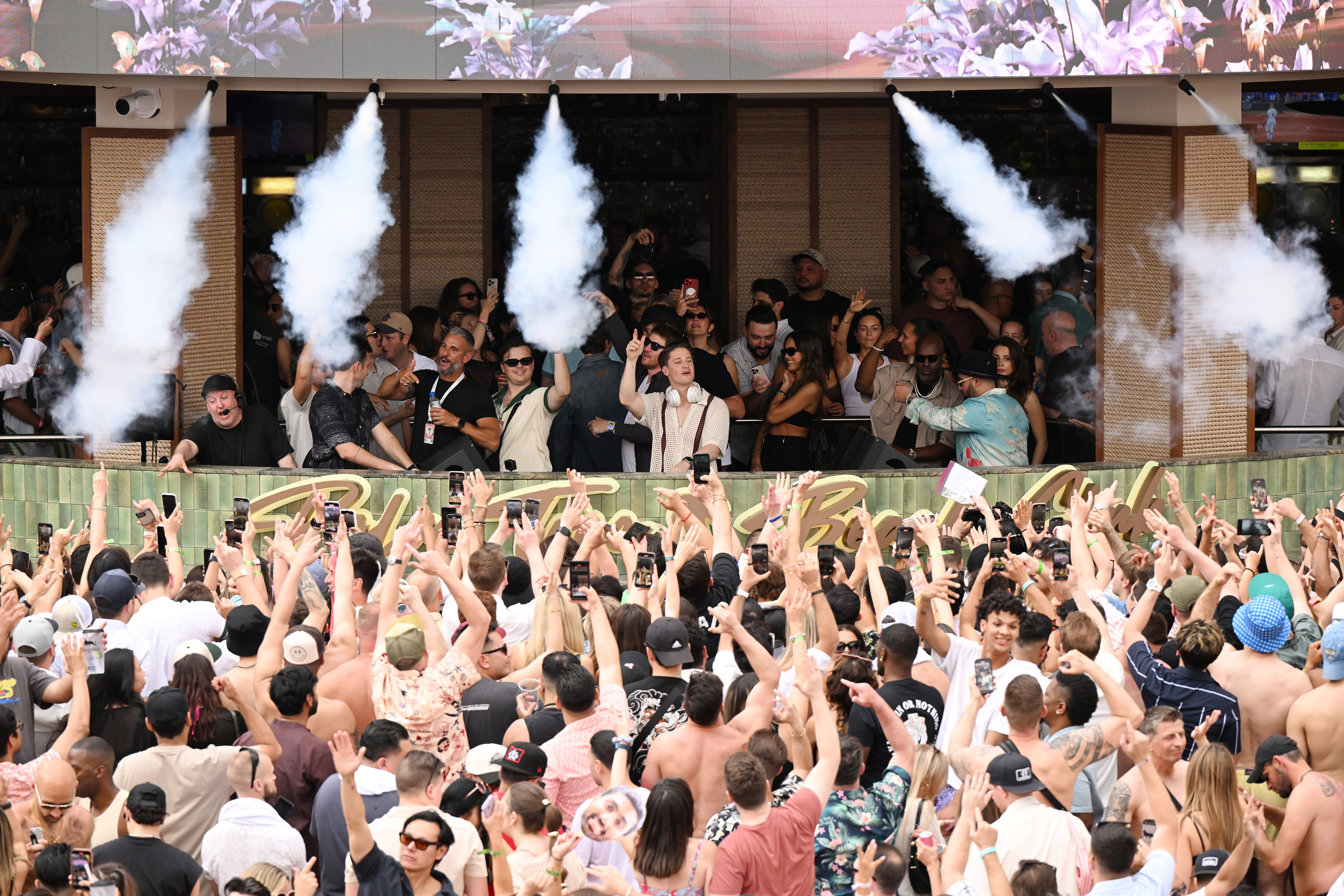 Kygo performs at the opening of Palm Tree Beach Club at MGM Grand on May 03, 2025 in Las Vegas, Nevada. 