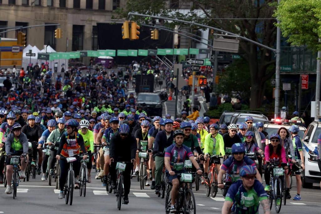 More than 30,000 riders turned out for the 2025 Five Boro Bike Tour on Sunday, which was spared severe rain