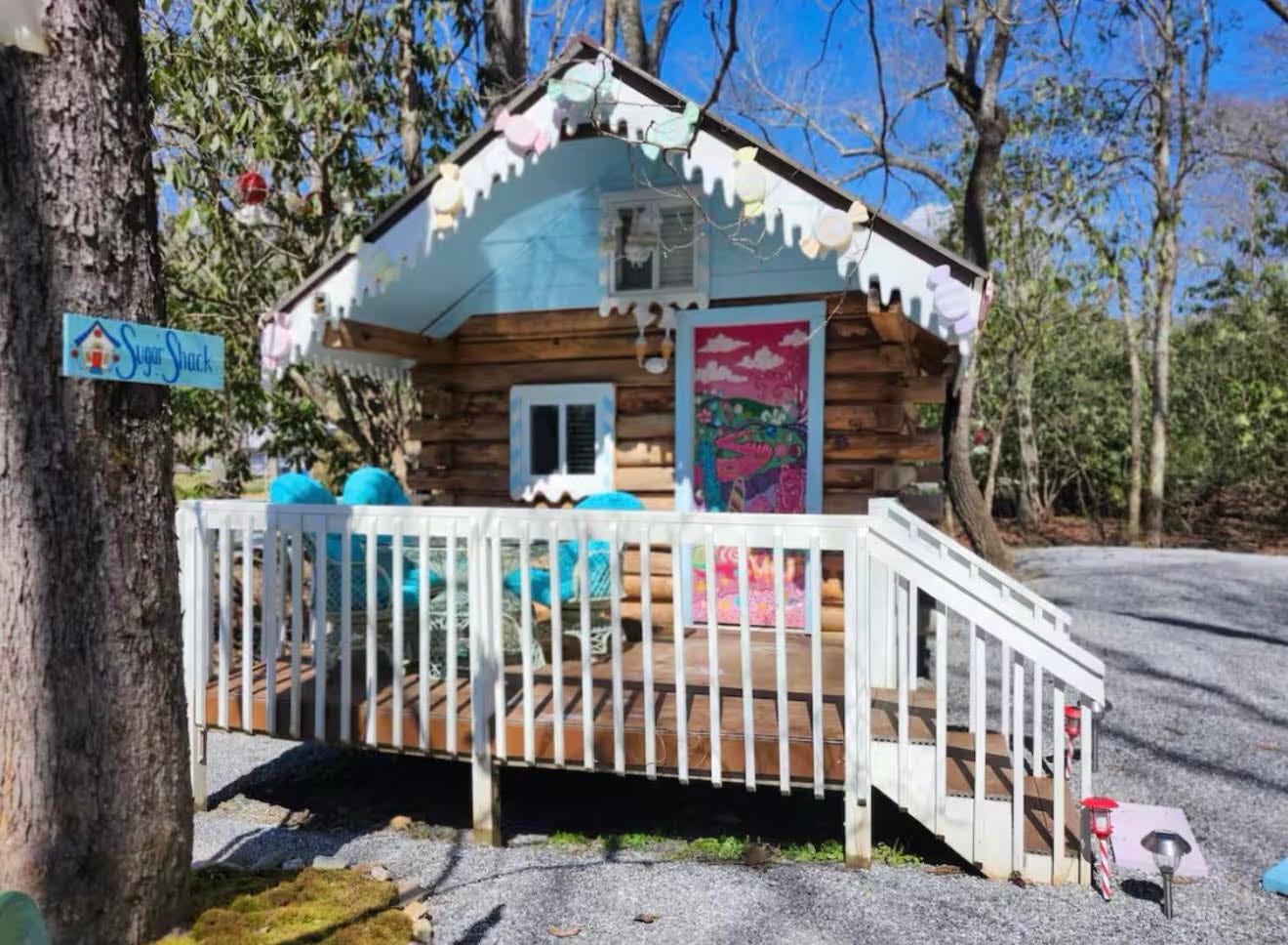 Another Candyland-themed cabin at Magical Mountain Resorts.