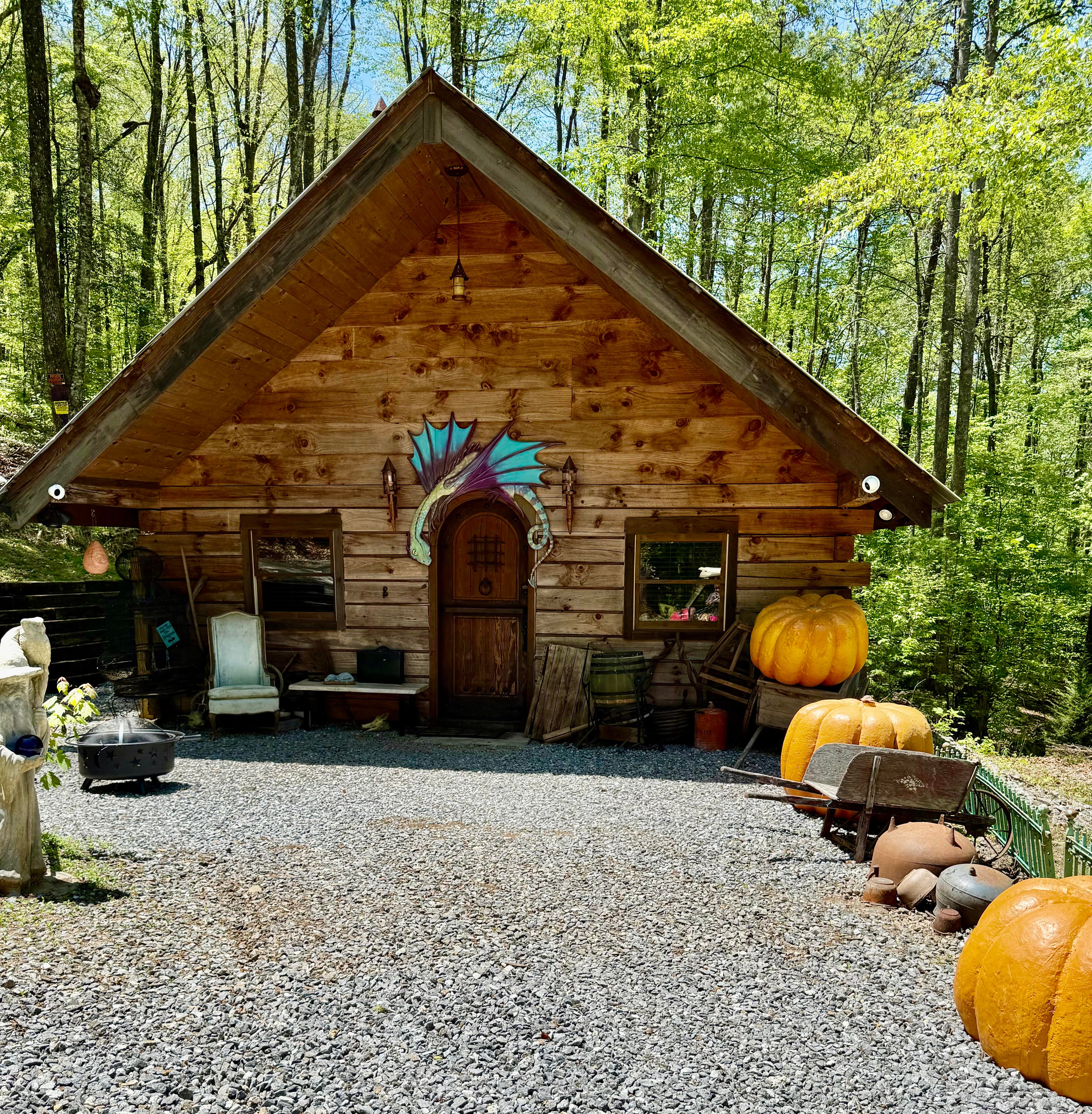 A Harry Potter-themed cabin at Magical Mountain Resorts.