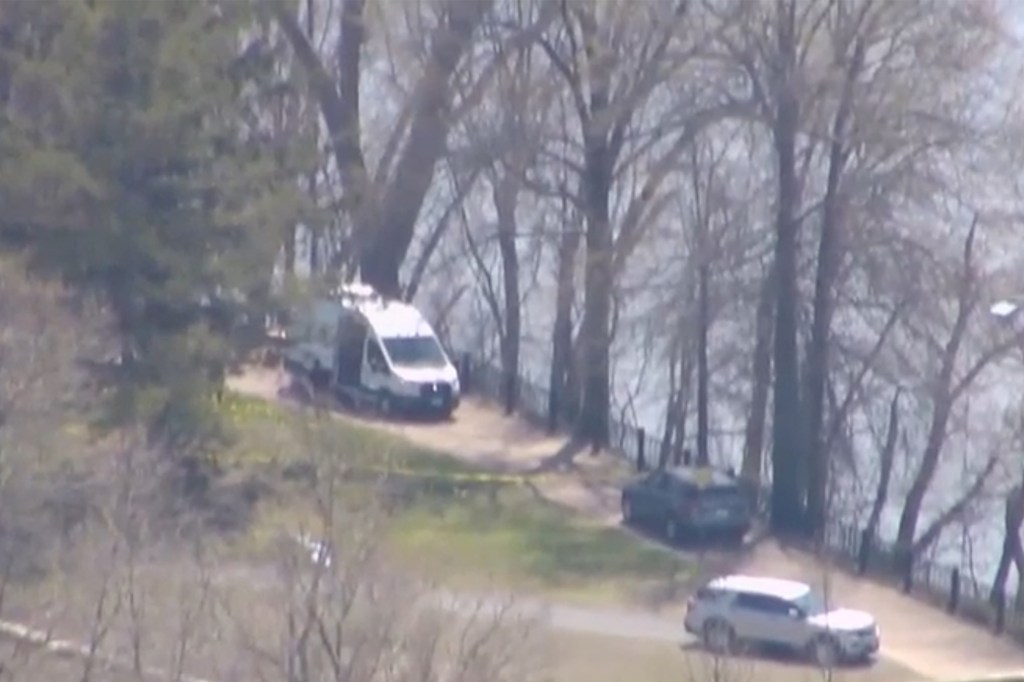 The bike path in Springfield where a woman's body was found.