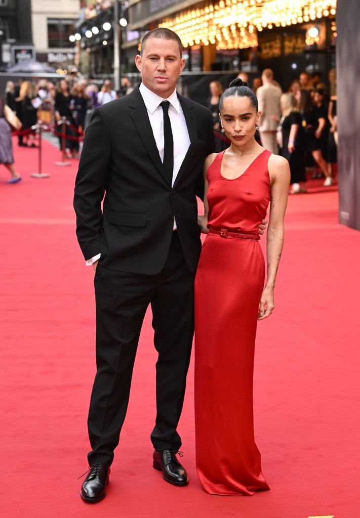 Zoë Kravitz and  Channing Tatum in August 2024. 