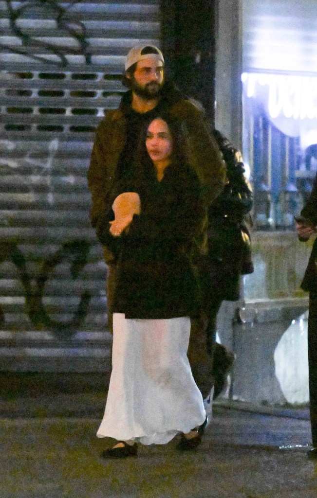 Zoë Kravitz and Noah Centineo in March. 