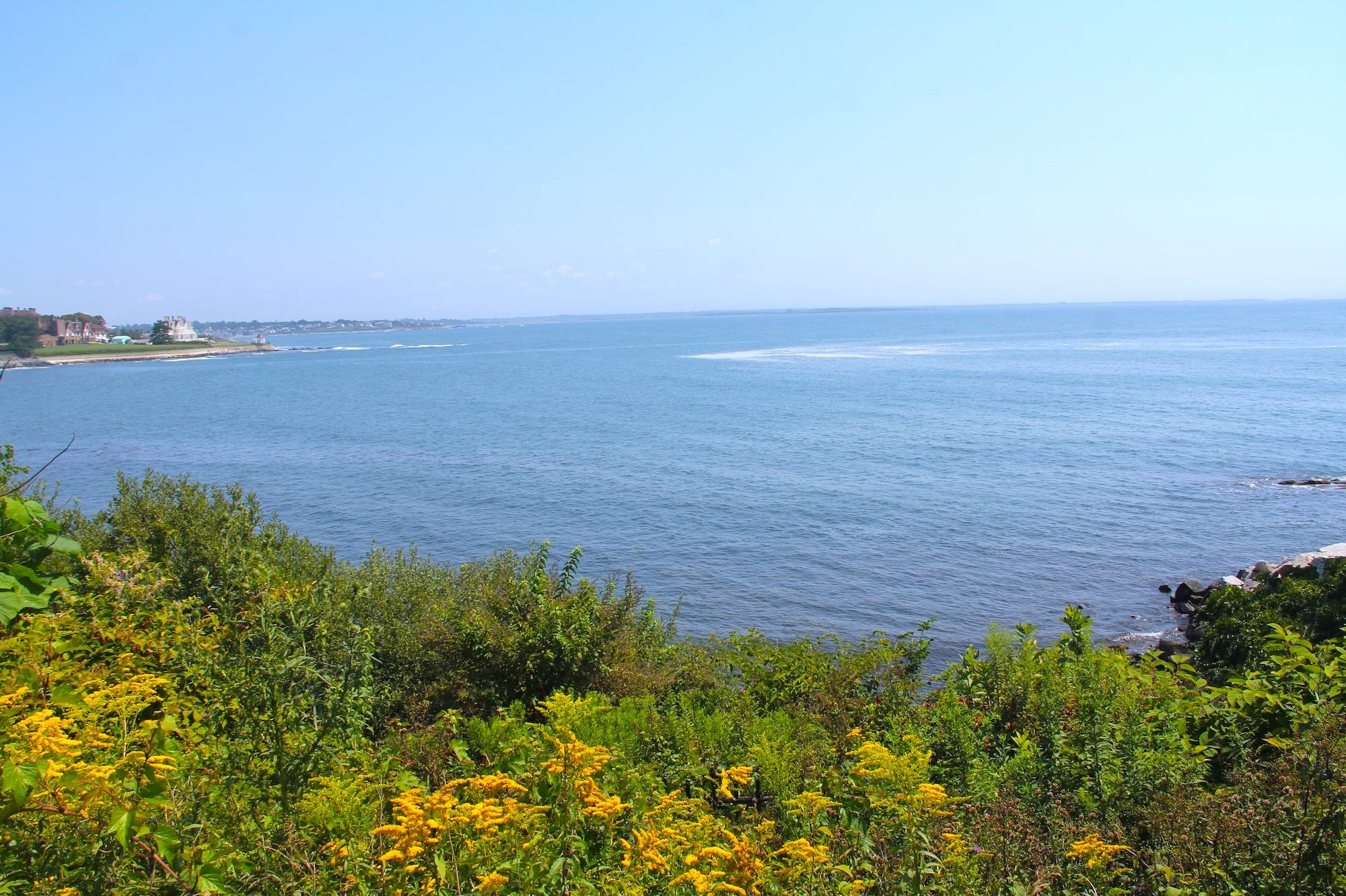 Ocean views at Marble House.