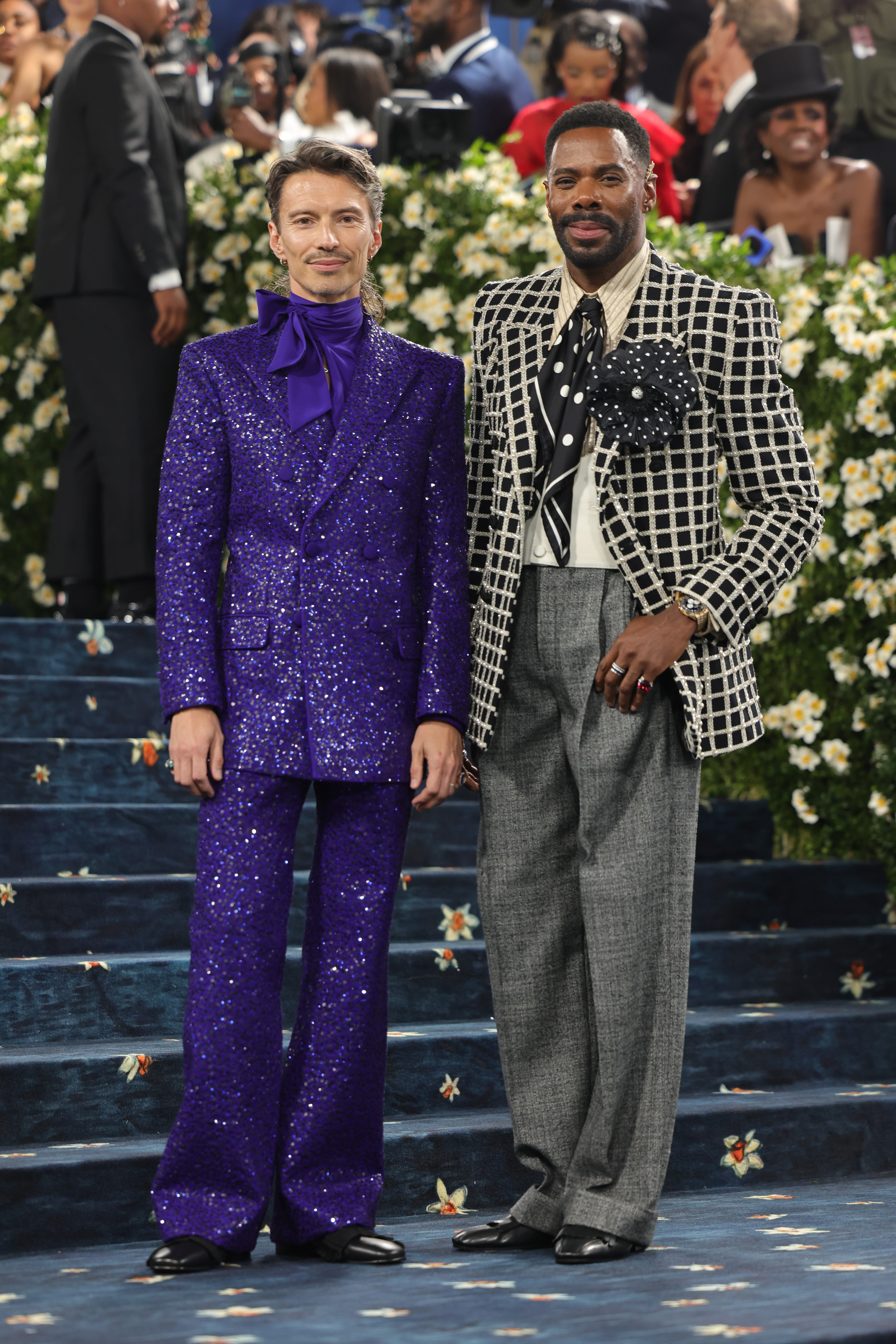 Raúl Domingo and Colman Domingo, Met Gala Co-Chair, attend the 2025 Met Gala