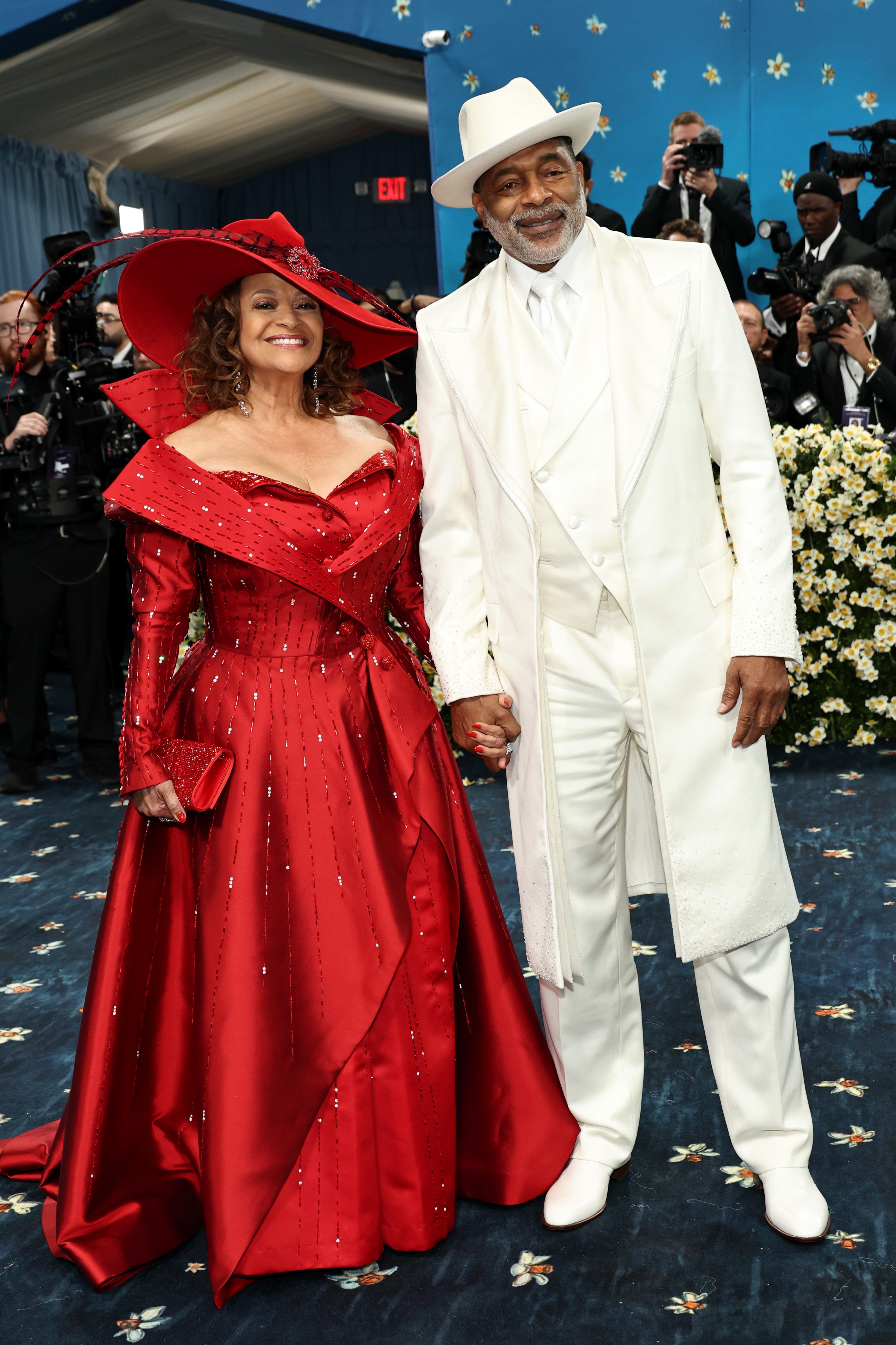 Debbie Allen and Norm Nixon at the 2025 Met Gala.