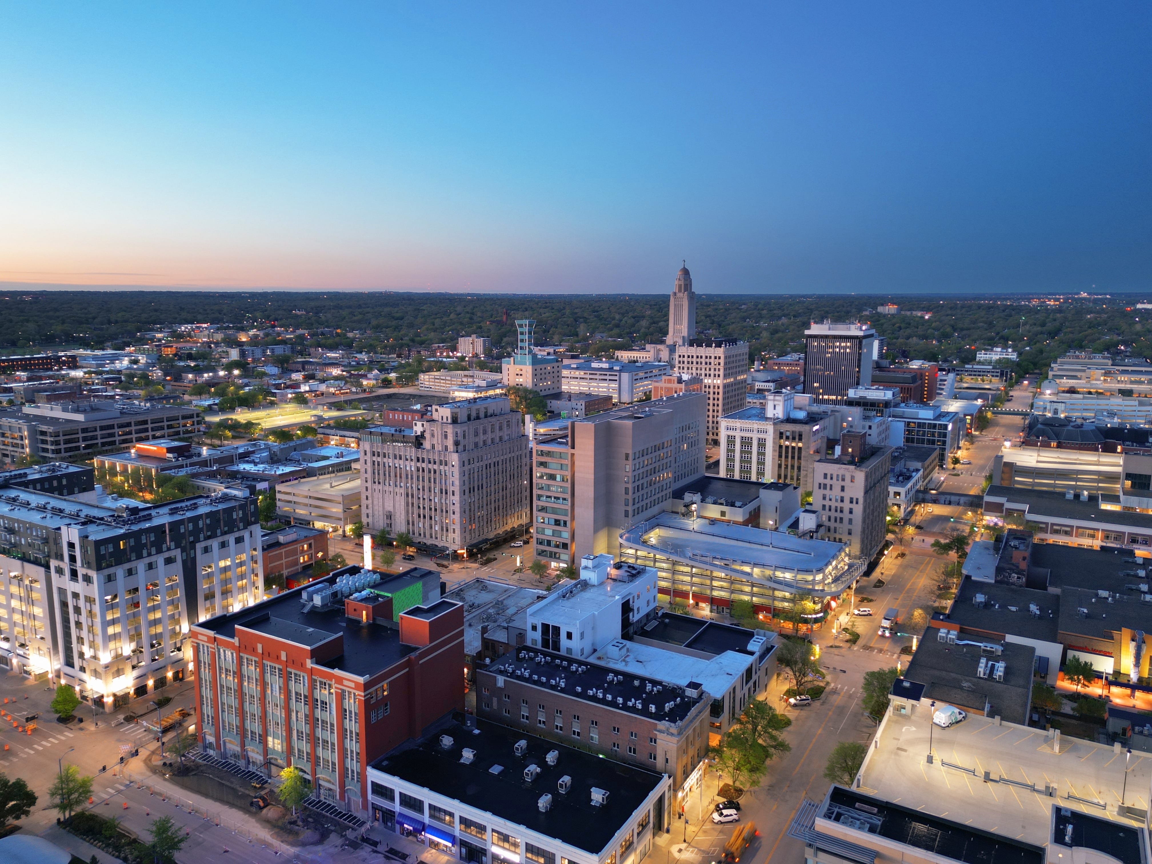 Downtown Lincoln, Nebraska