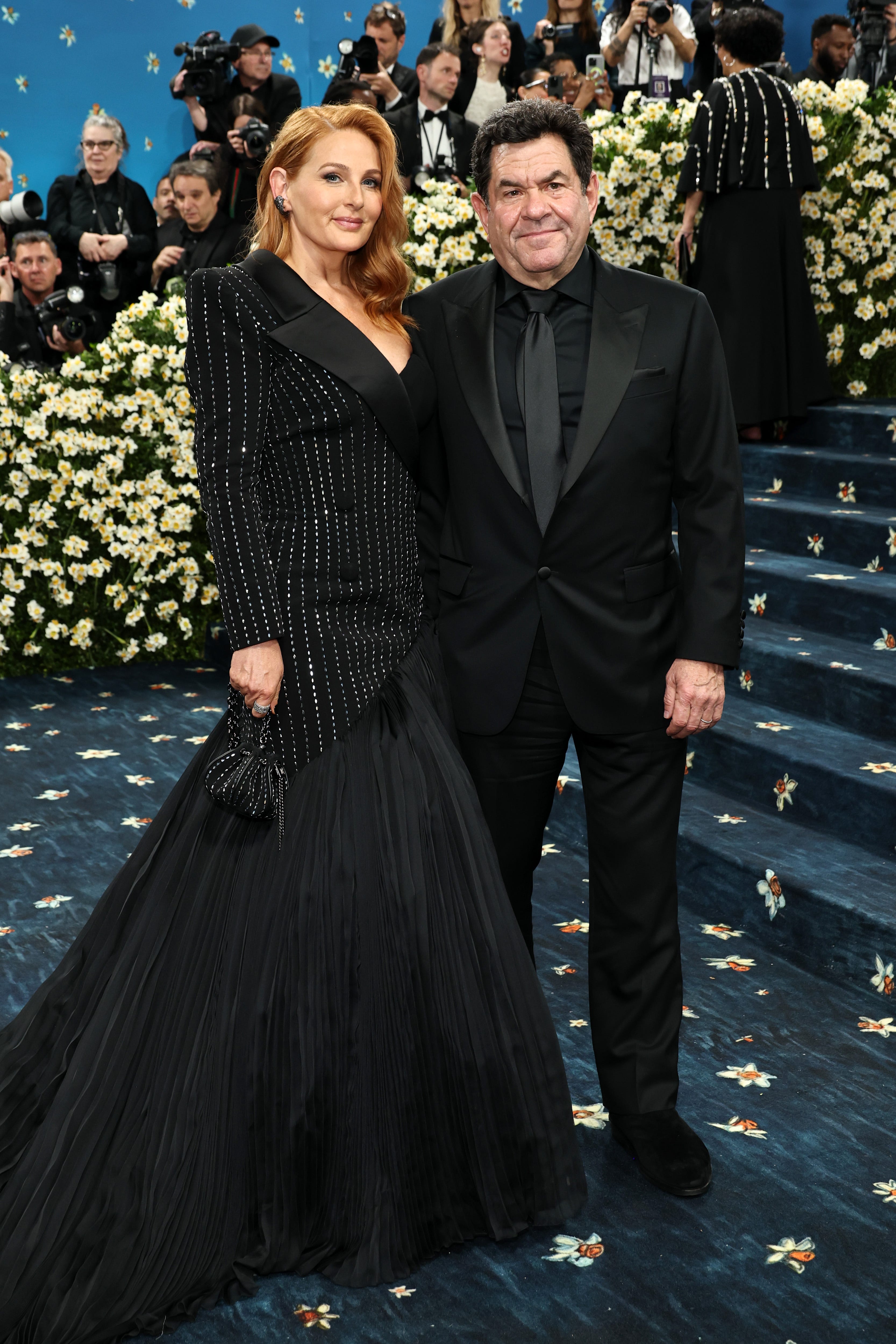 Mo Pritzker and John A. Pritzker attend the 2025 Met Gala Celebrating "Superfine: Tailoring Black Style" at Metropolitan Museum of Art on May 05, 2025 in New York.