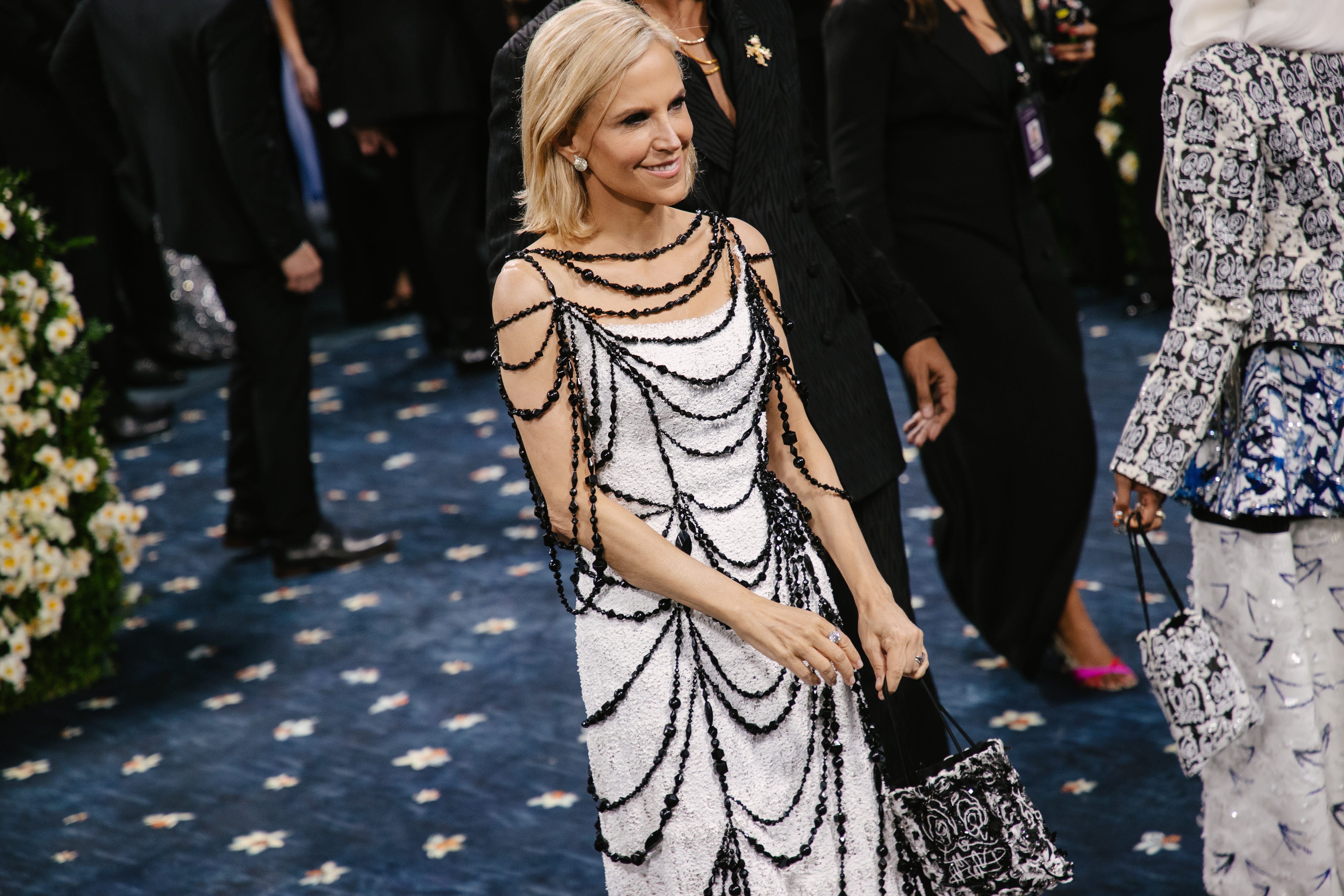Tory Burch at The 2025 Met Gala Celebrating "Superfine: Tailoring Black Style" held at The Metropolitan Museum of Art on May 05, 2025 in New York, New York.