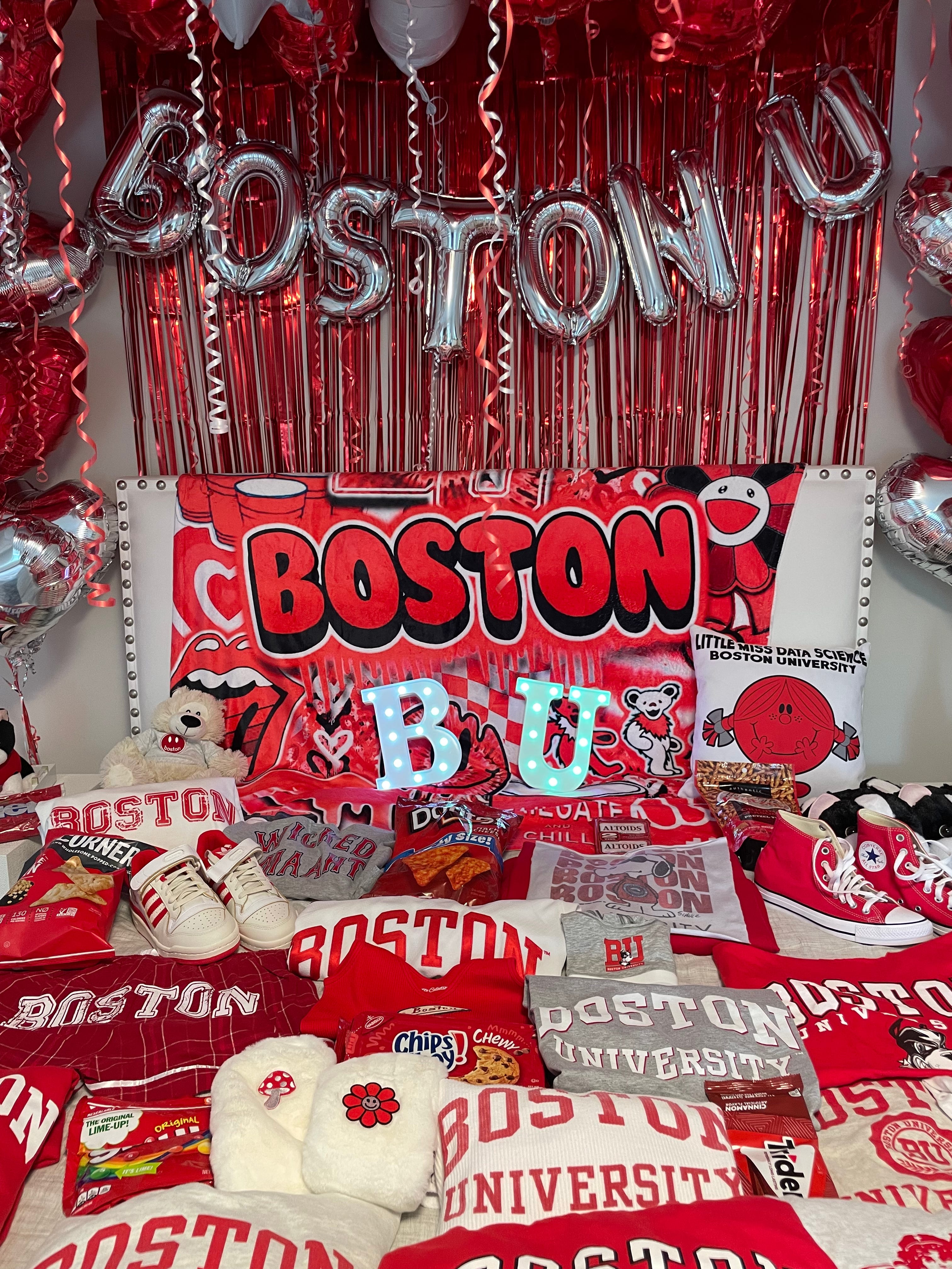 A Boston University bed party.