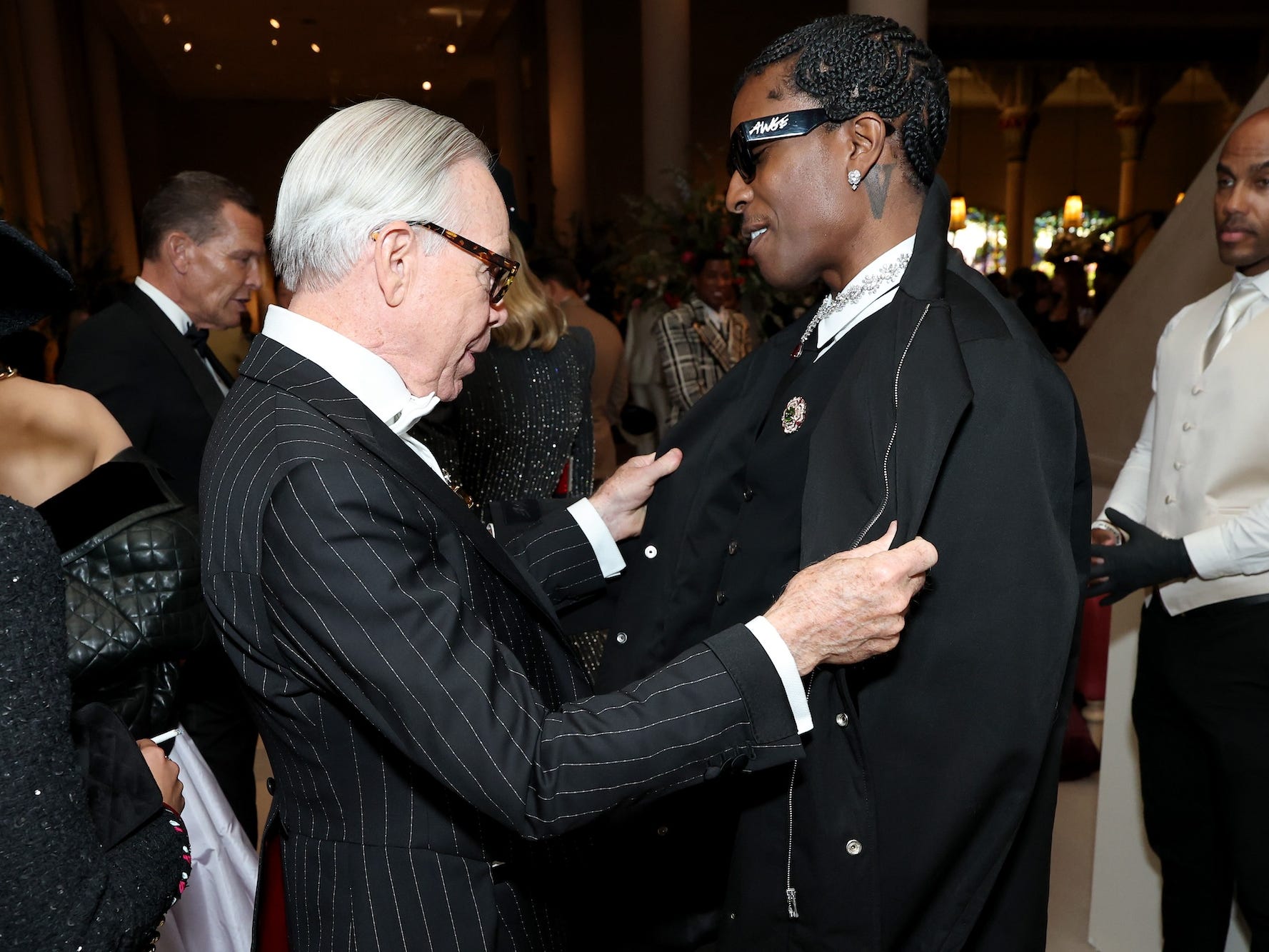Tommy Hilfiger and ASAP Rocky at the 2025 Met Gala.