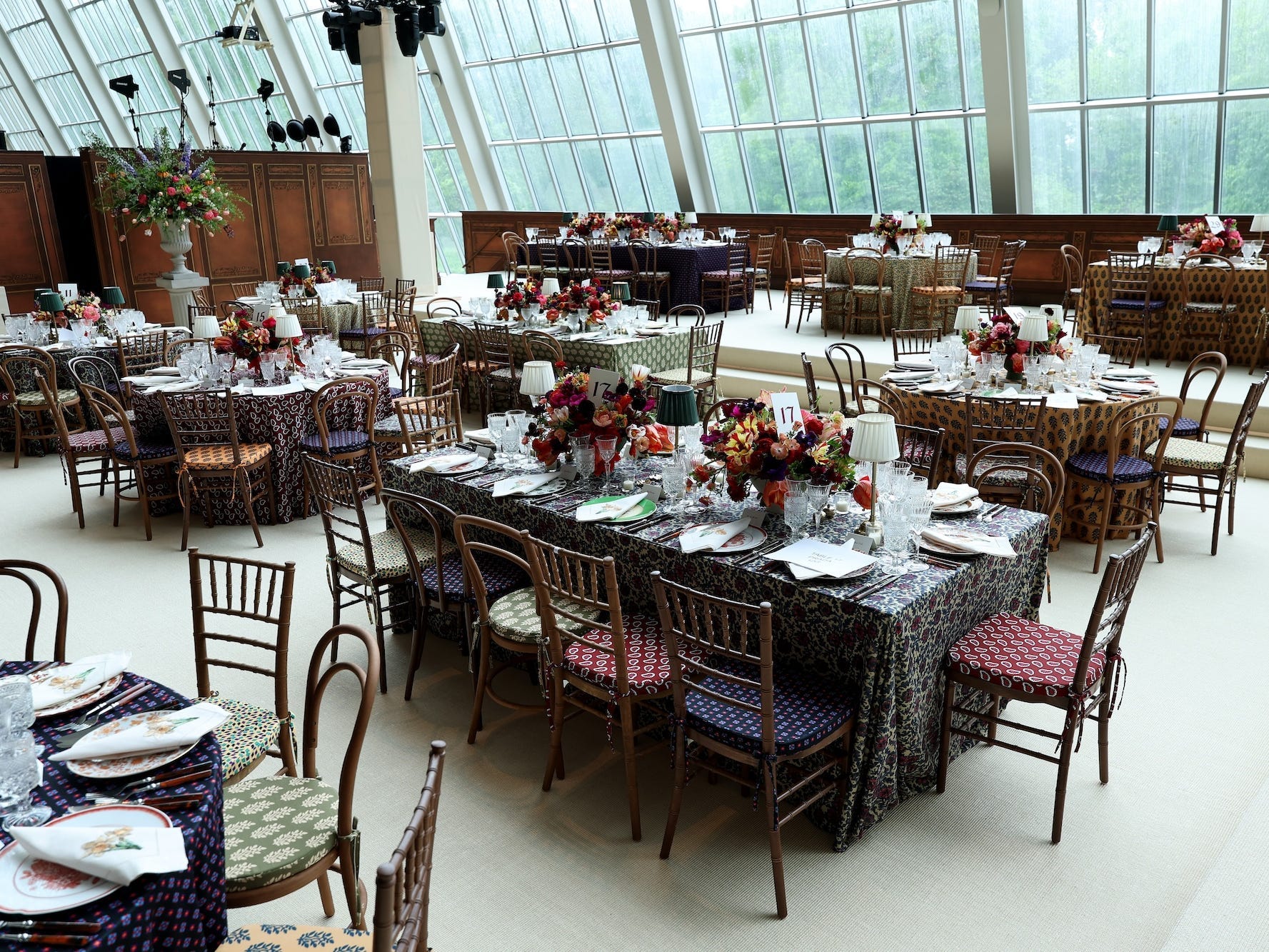 The dinner at the 2025 Met Gala.