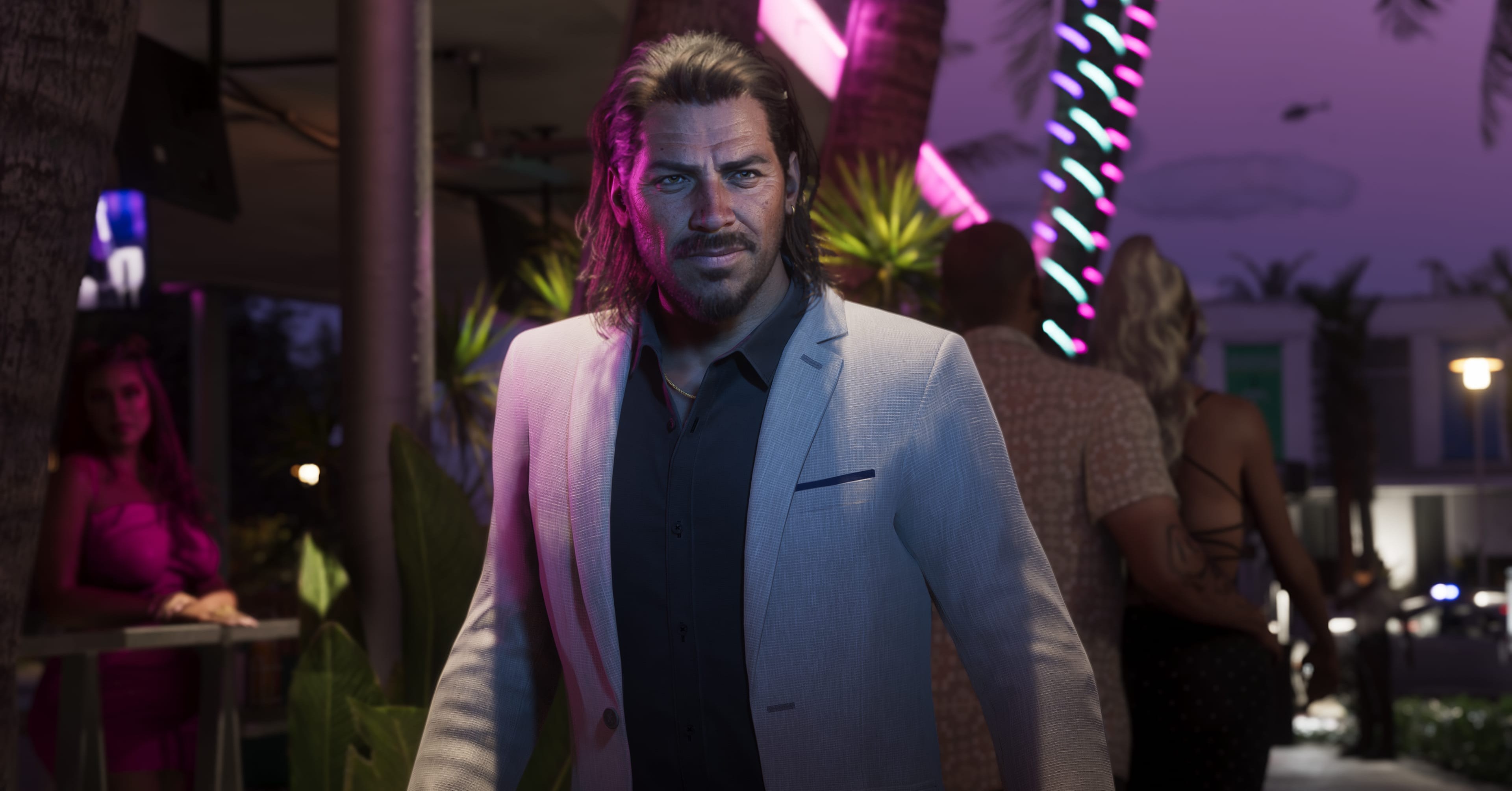 Raul Batista wears a linen suit in GTA 6