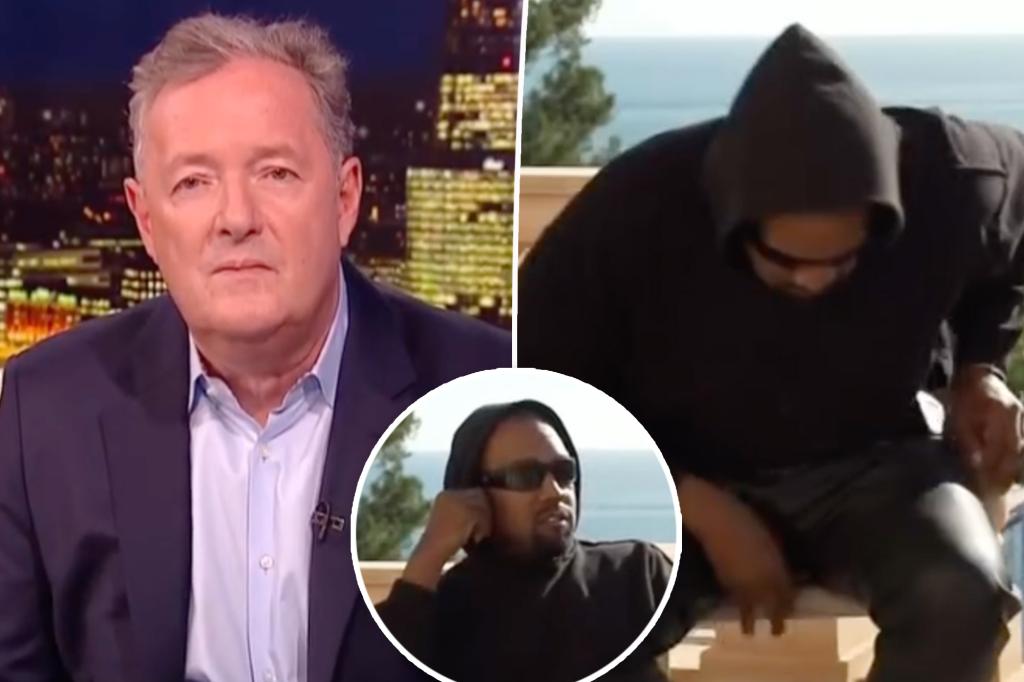‘Big baby’ Kanye West storms out of heated Piers Morgan interview: ‘Antisemitic p—k’