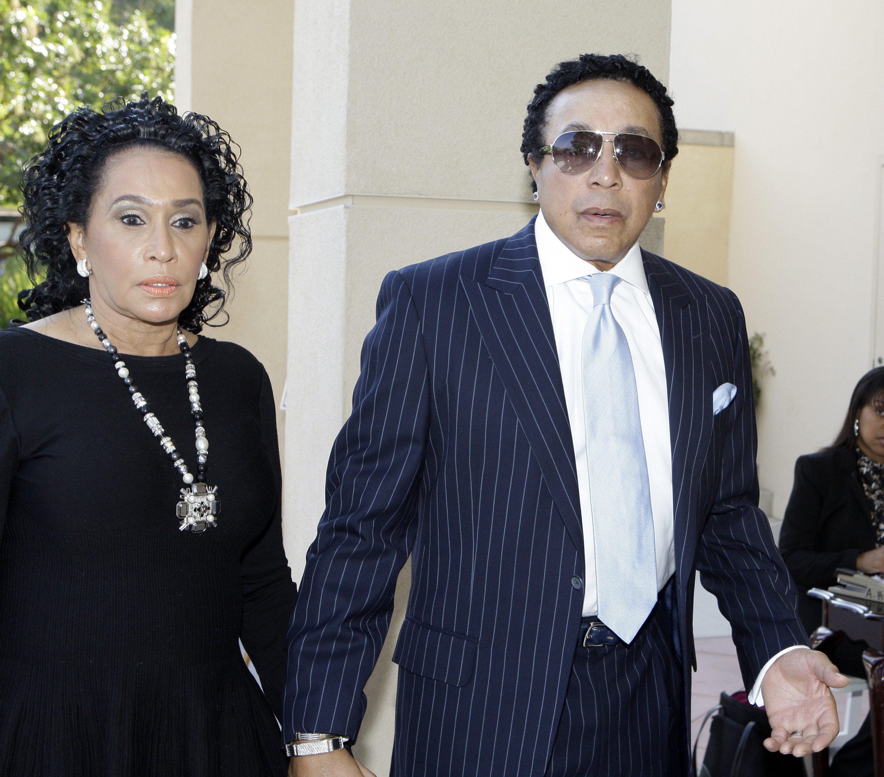 Frances Robinson and Smokey Robinson in January 2011