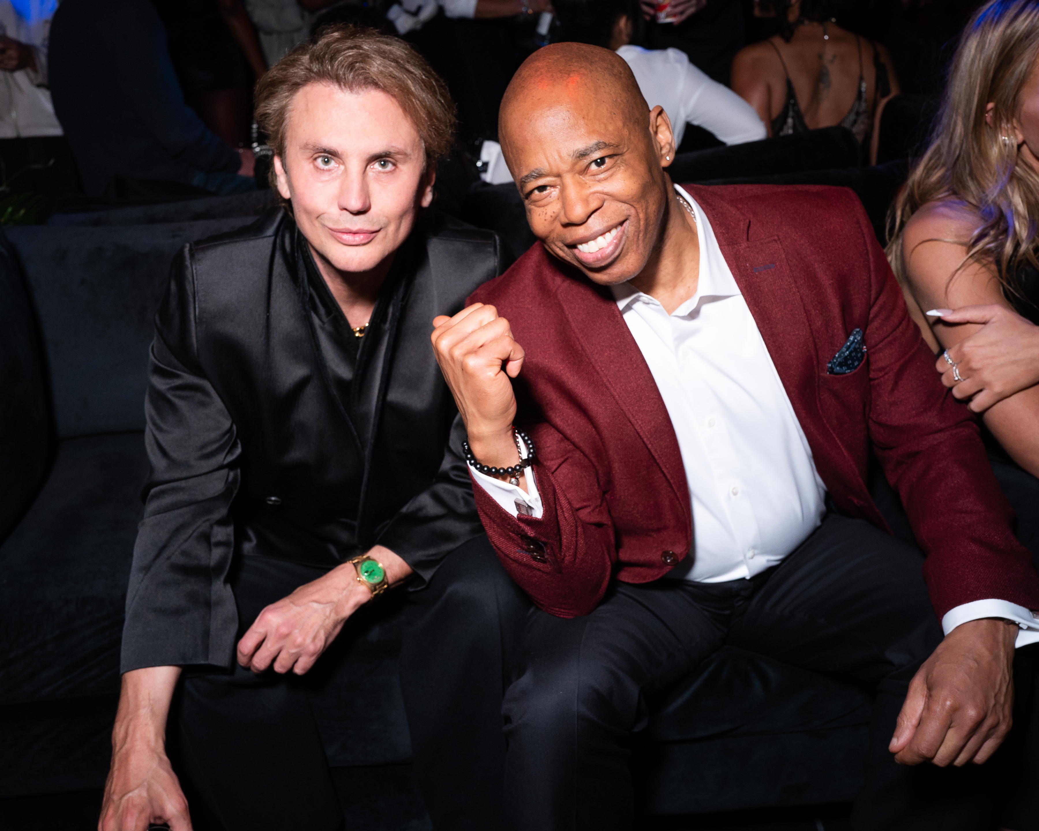 Jonathan Cheban and Eric Adams 