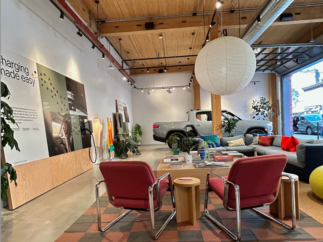 inside of Rivian in Brooklyn