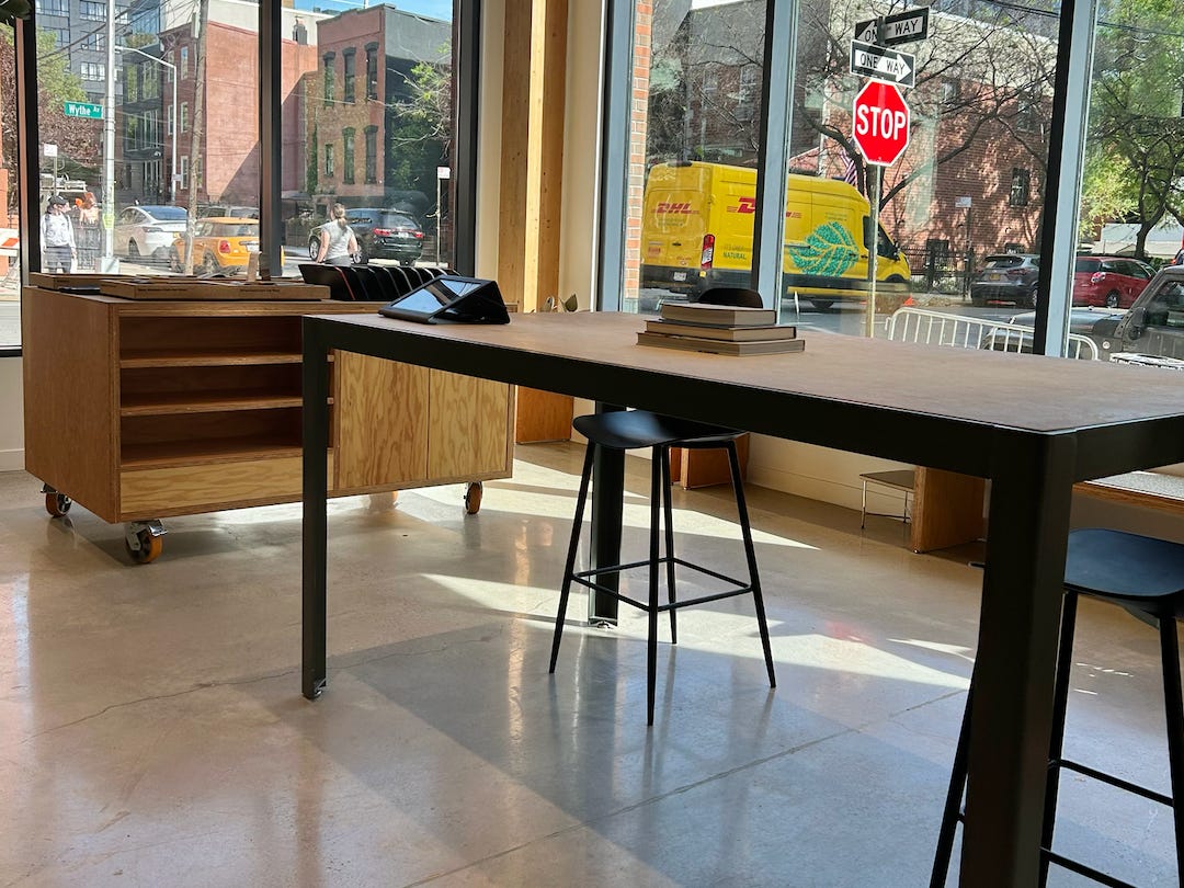 Rivian showroom in Brooklyn