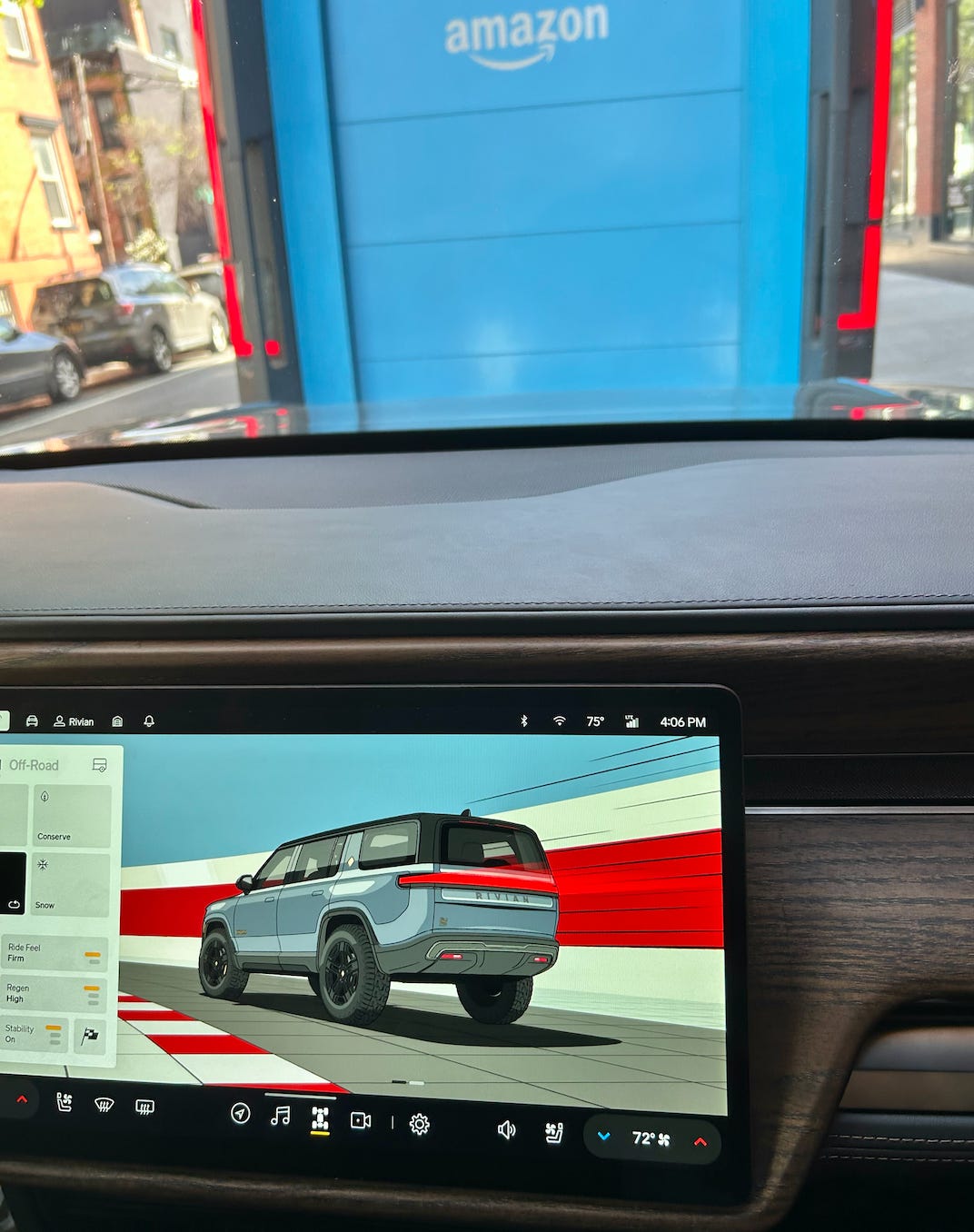 Rivian test-drive in Brooklyn