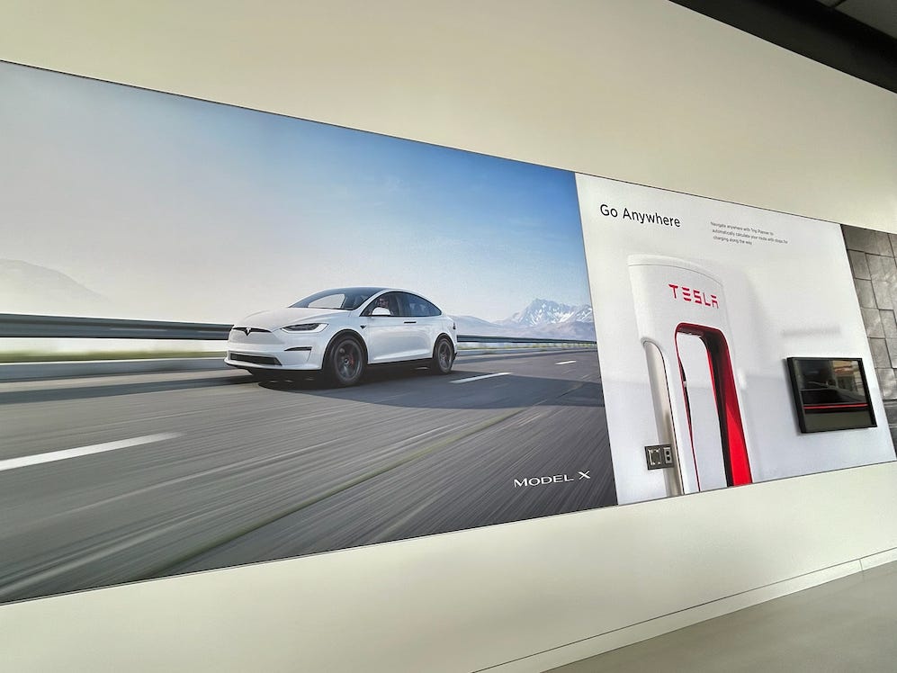 Tesla showroom Meatpacking district