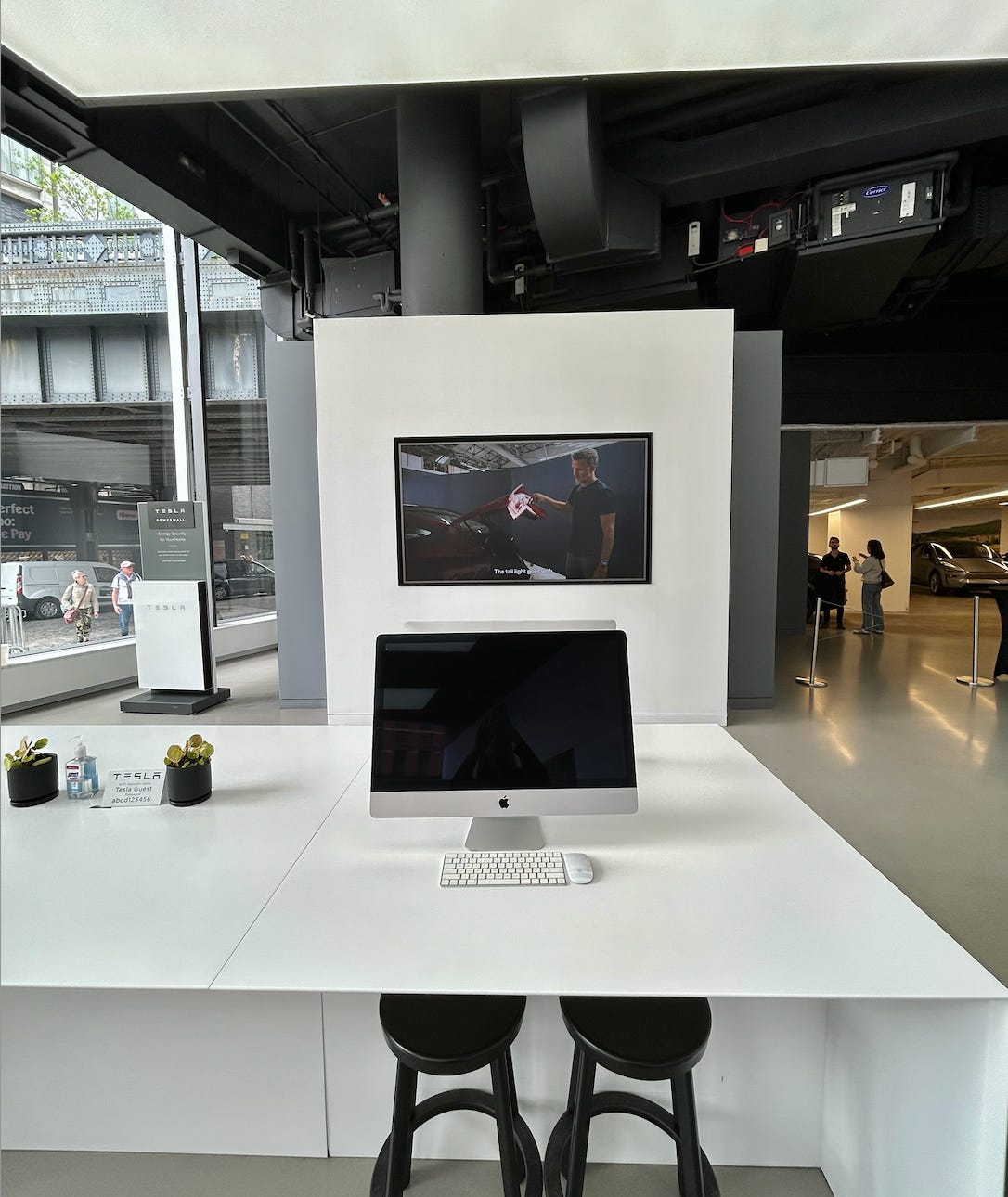 Tesla showroom in Meatpacking District