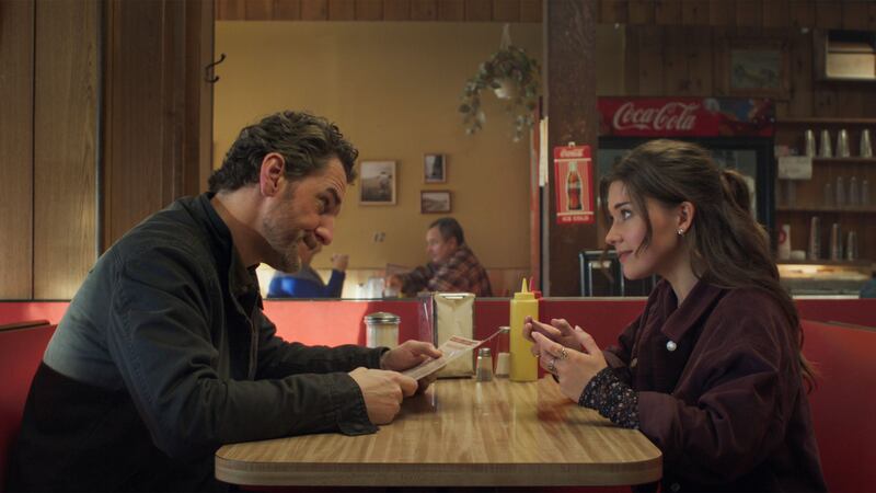 Aaron Abrams and Katie Douglas in a Clown in a Cornfield.