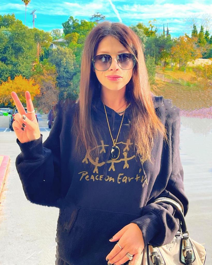Michelle Trachtenberg via Instagram in November 2023