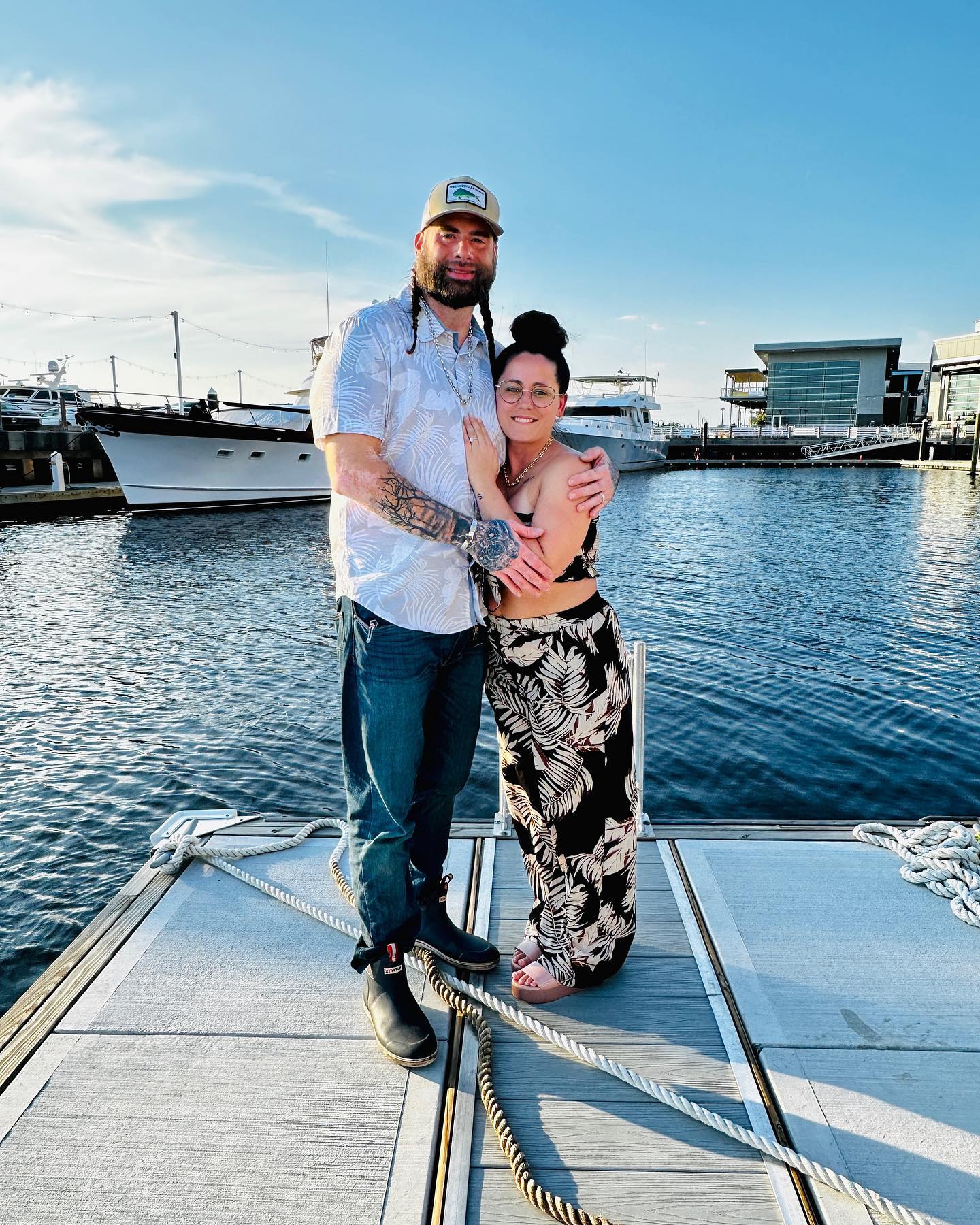 David Eason and Jenelle Evans