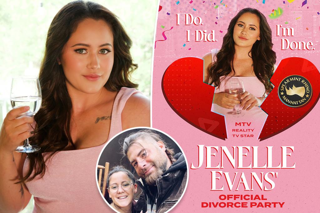 ‘Teen Mom 2’ alum Jenelle Evans hosting divorce party at NYC strip club after David Eason split