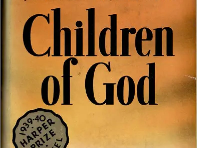 children of god by vardis fisher