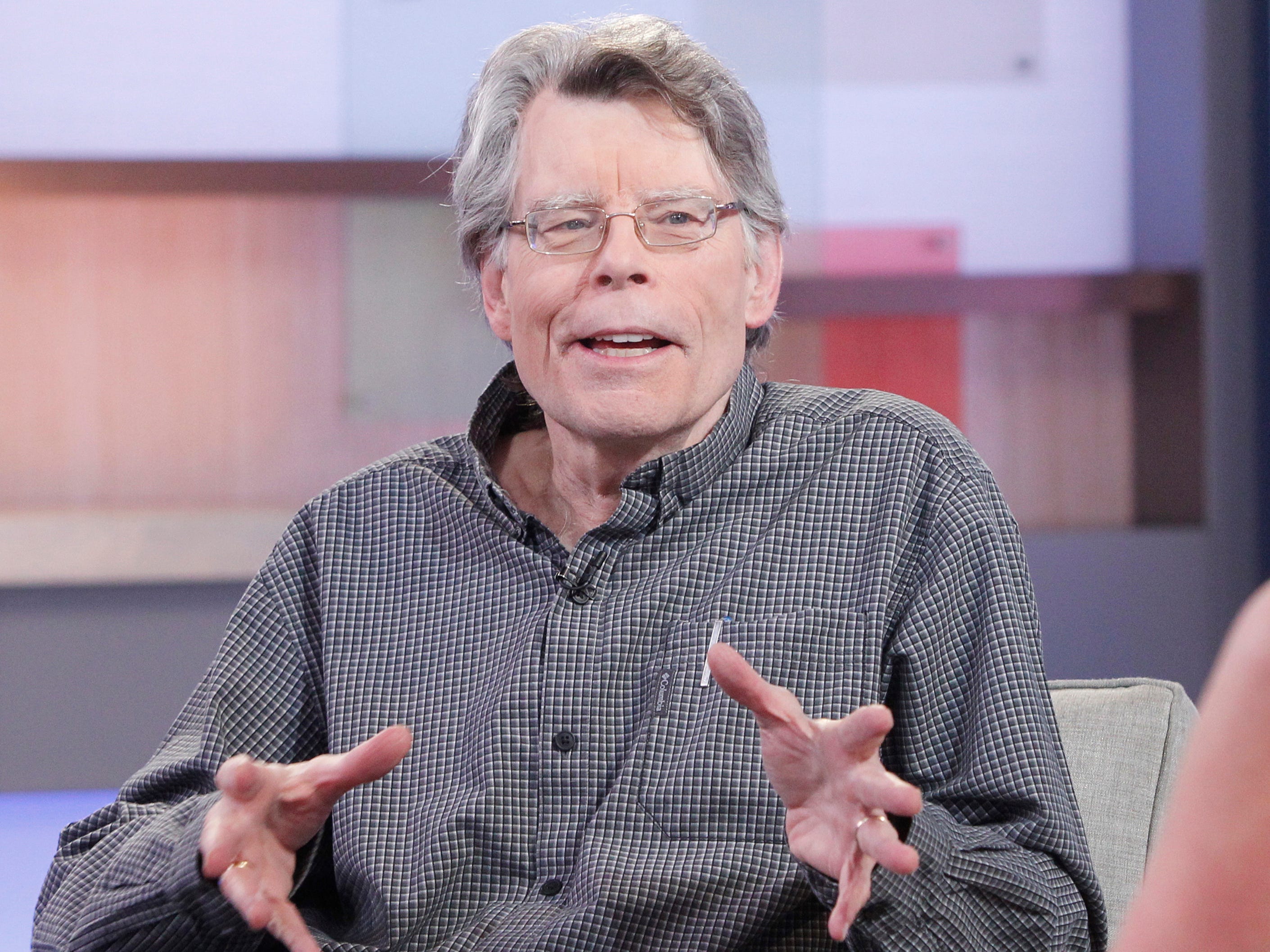 Author of contemporary horror, Stephen King is a guest on GOOD MORNING AMERICA, 11/2/15,