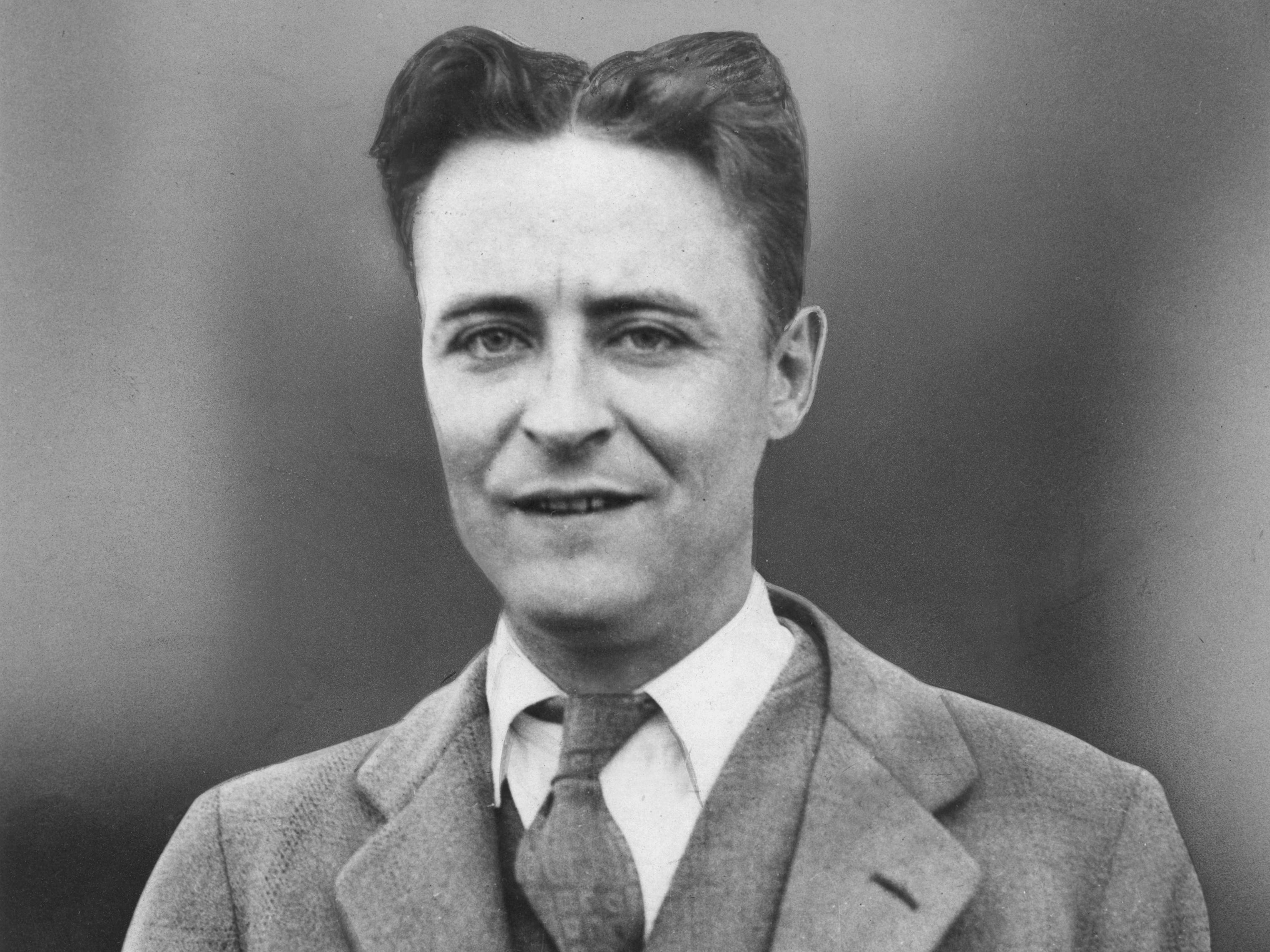 circa 1935: Portrait of American author Francis Scott Fitzgerald