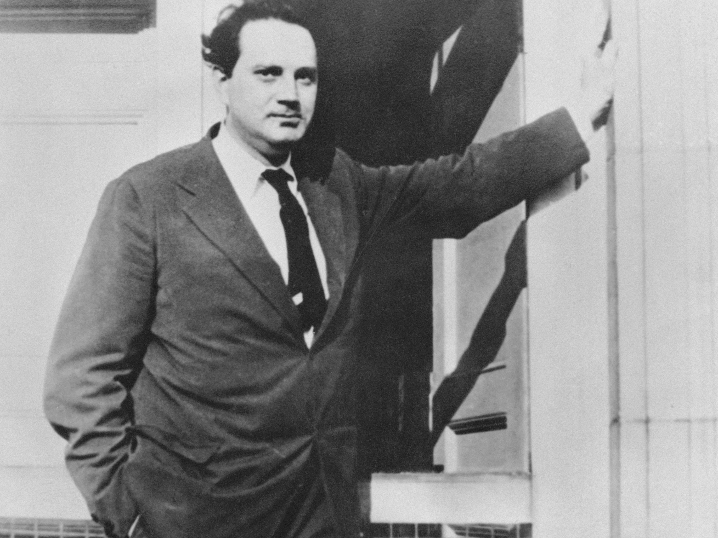 Thomas Wolfe, (1900-1938), American author pictured at his parents home in Asheville, North Carolina.