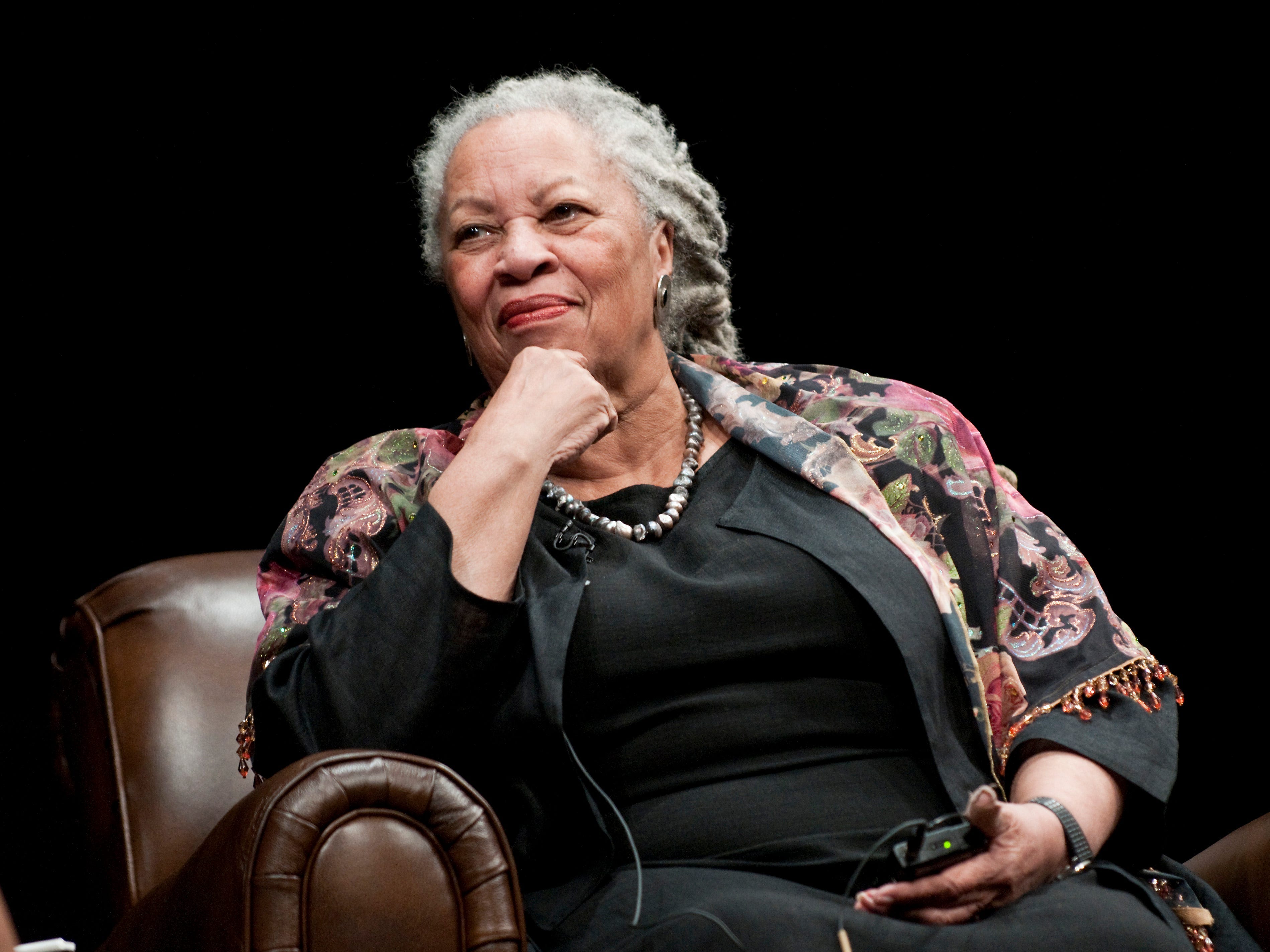Toni Morrison attends the Carl Sandburg literary awards dinner at the University of Illinois at Chicago Forum on October 20, 2010