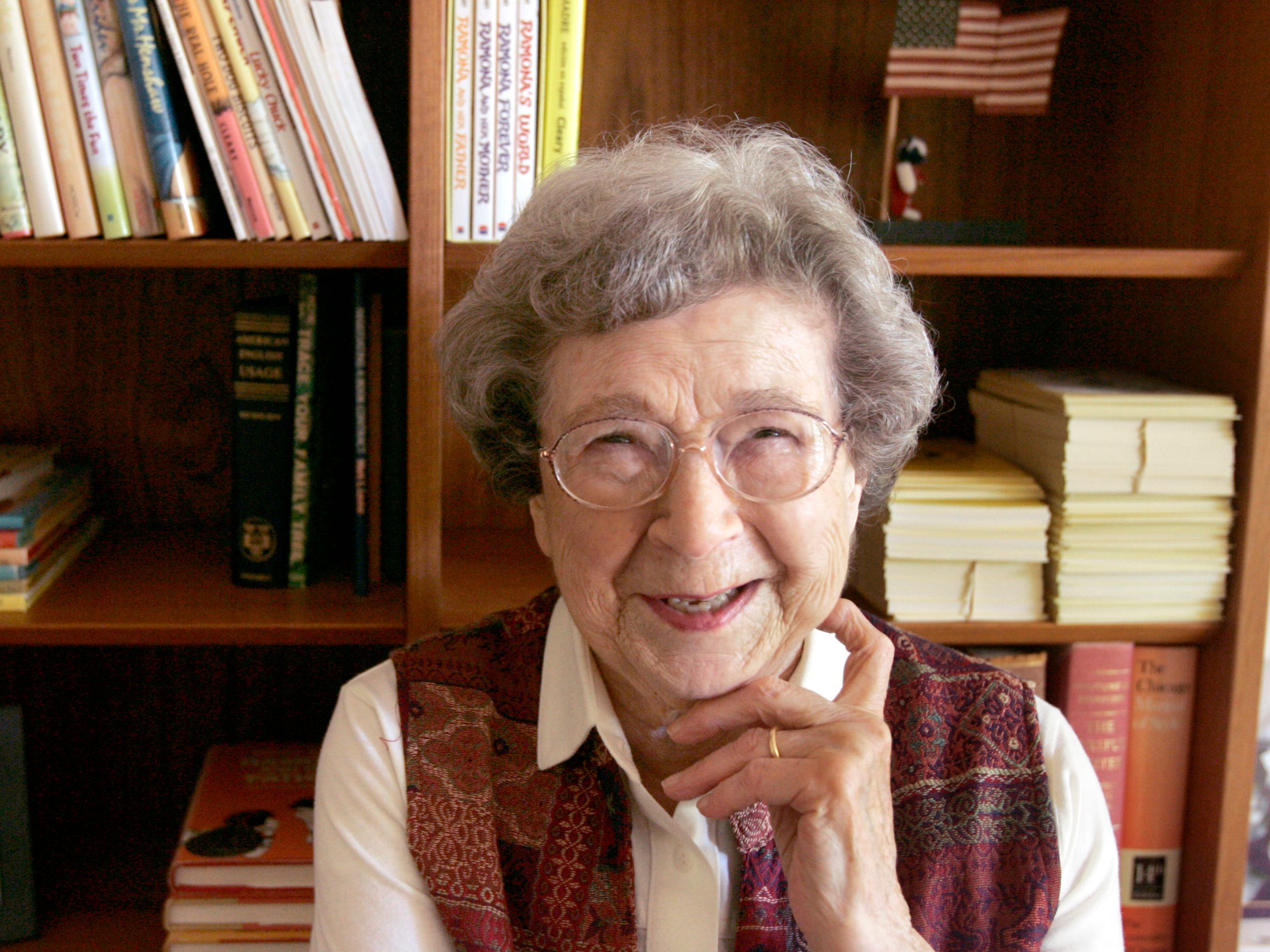 Beverly Cleary, the author of such revered children®s books as the Ramona series, the Ralph S. Mouse series and the Henry Huggings series,