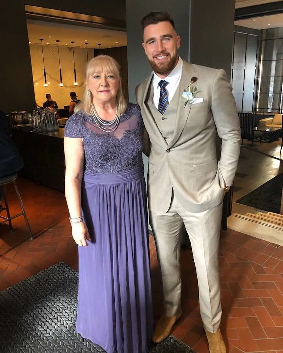 Donna Kelce and Travis Kelce